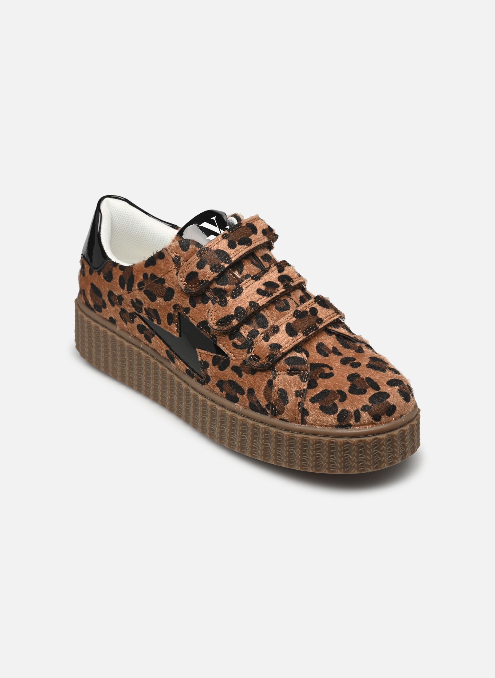 Baskets Odelia femme multicolore Vanessa Wu Baskets Odelia femme multicolore Camel leopard