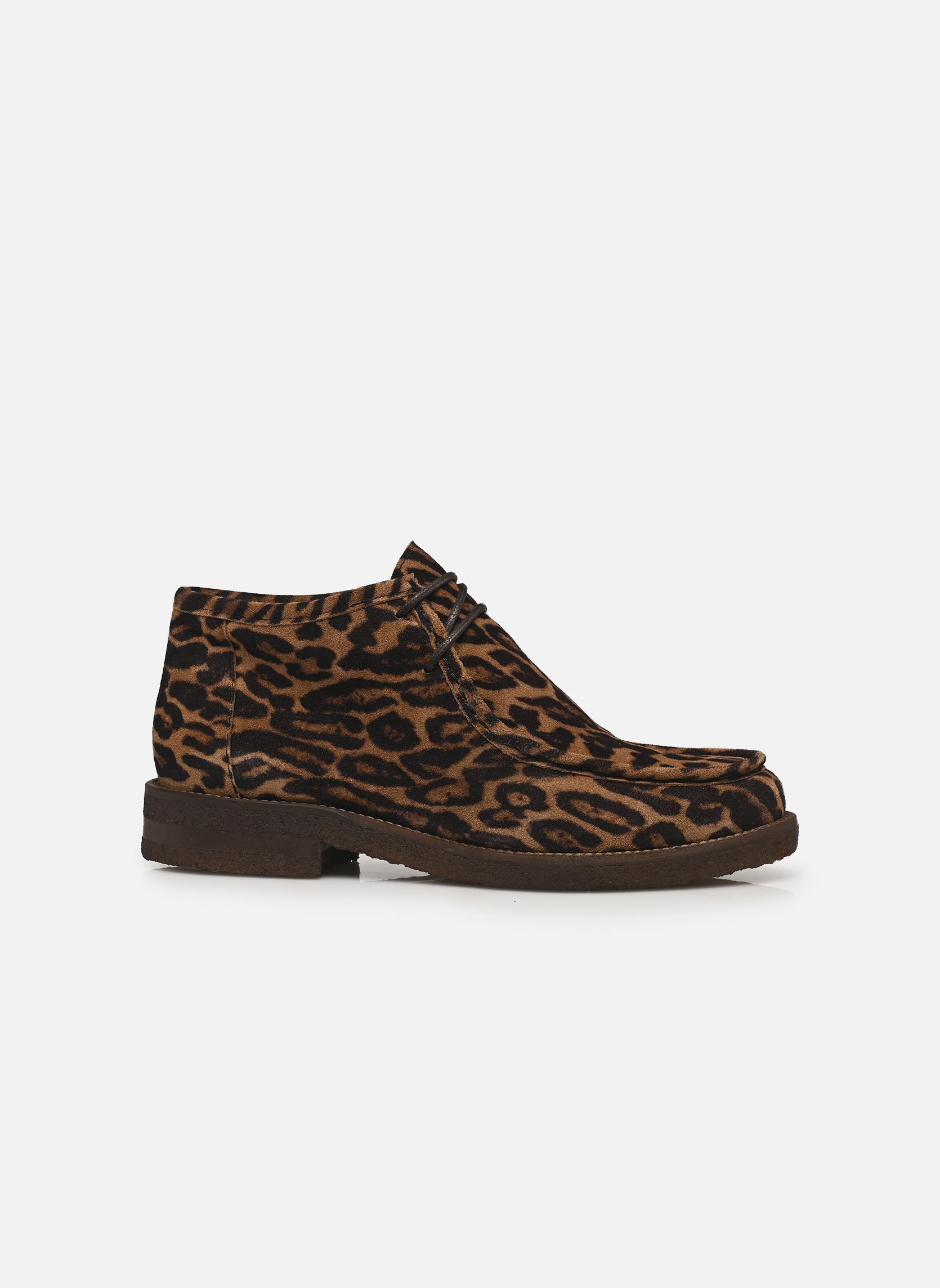 Derbies A17025 femme marron Billi Bi Derbies A17025 femme marron Leopardo cuoio suede warm lini