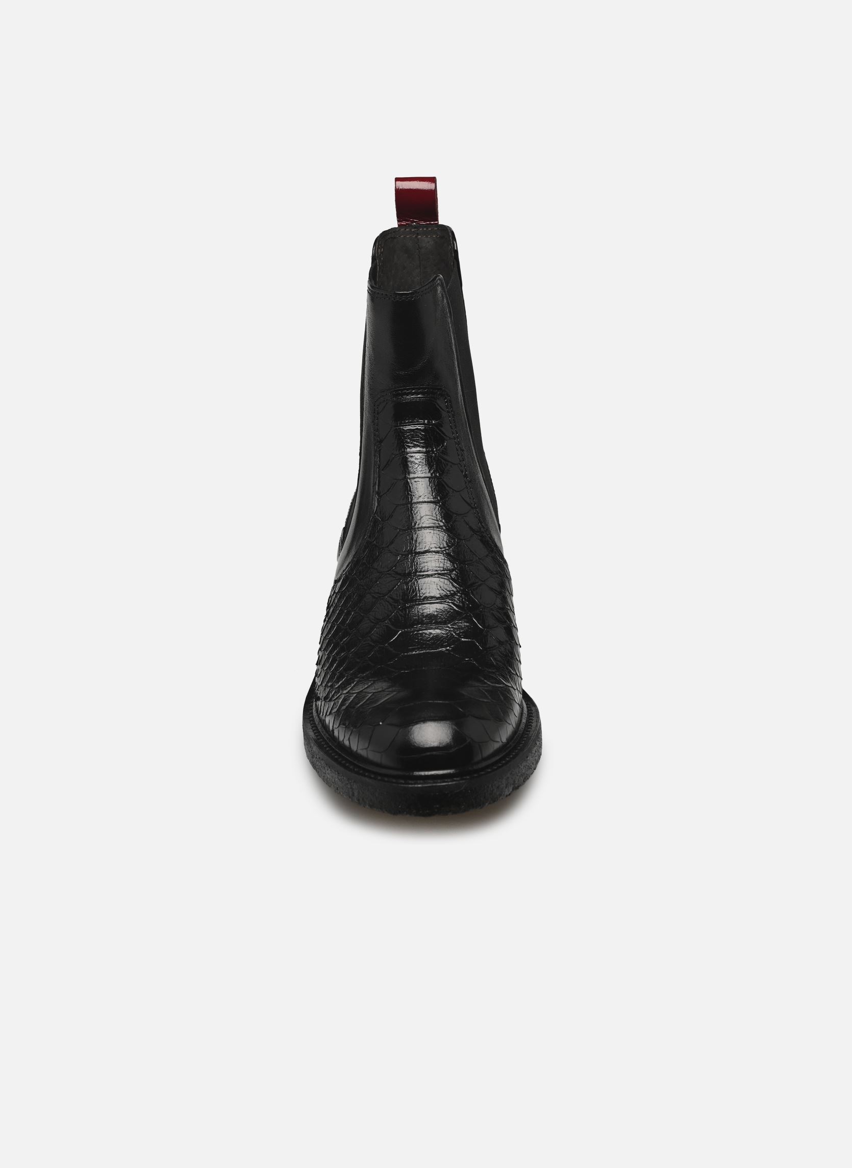 Lage enkellaarsjes A7118 dames zwart Billi Bi Lage enkellaarsjes A7118 dames zwart BLACK PYTHON RUBINO 238