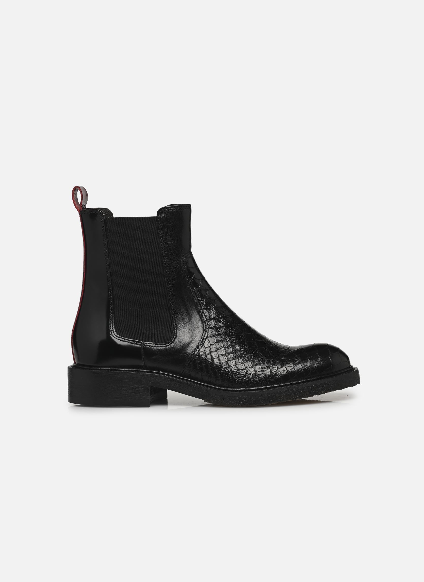 Lage enkellaarsjes A7118 dames zwart Billi Bi Lage enkellaarsjes A7118 dames zwart BLACK PYTHON RUBINO 238