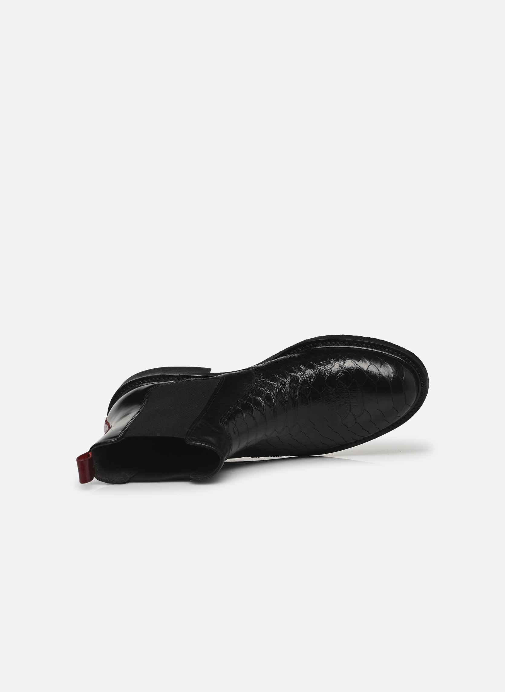 Lage enkellaarsjes A7118 dames zwart Billi Bi Lage enkellaarsjes A7118 dames zwart BLACK PYTHON RUBINO 238