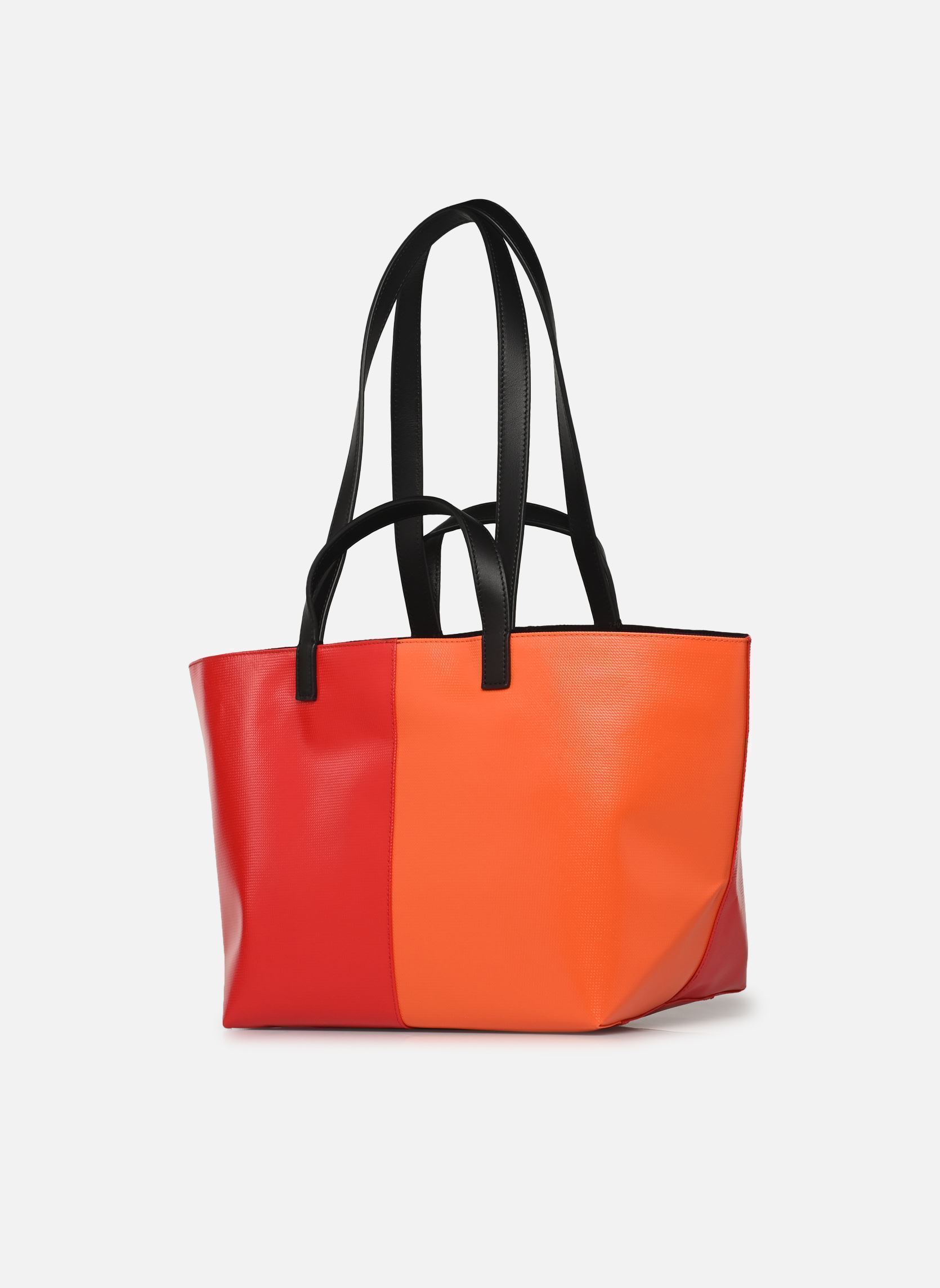 Grote winkelzak Pratique Zippé Small dames rood CAHU Grote winkelzak Pratique Zippé Small dames rood RED/ORANGE