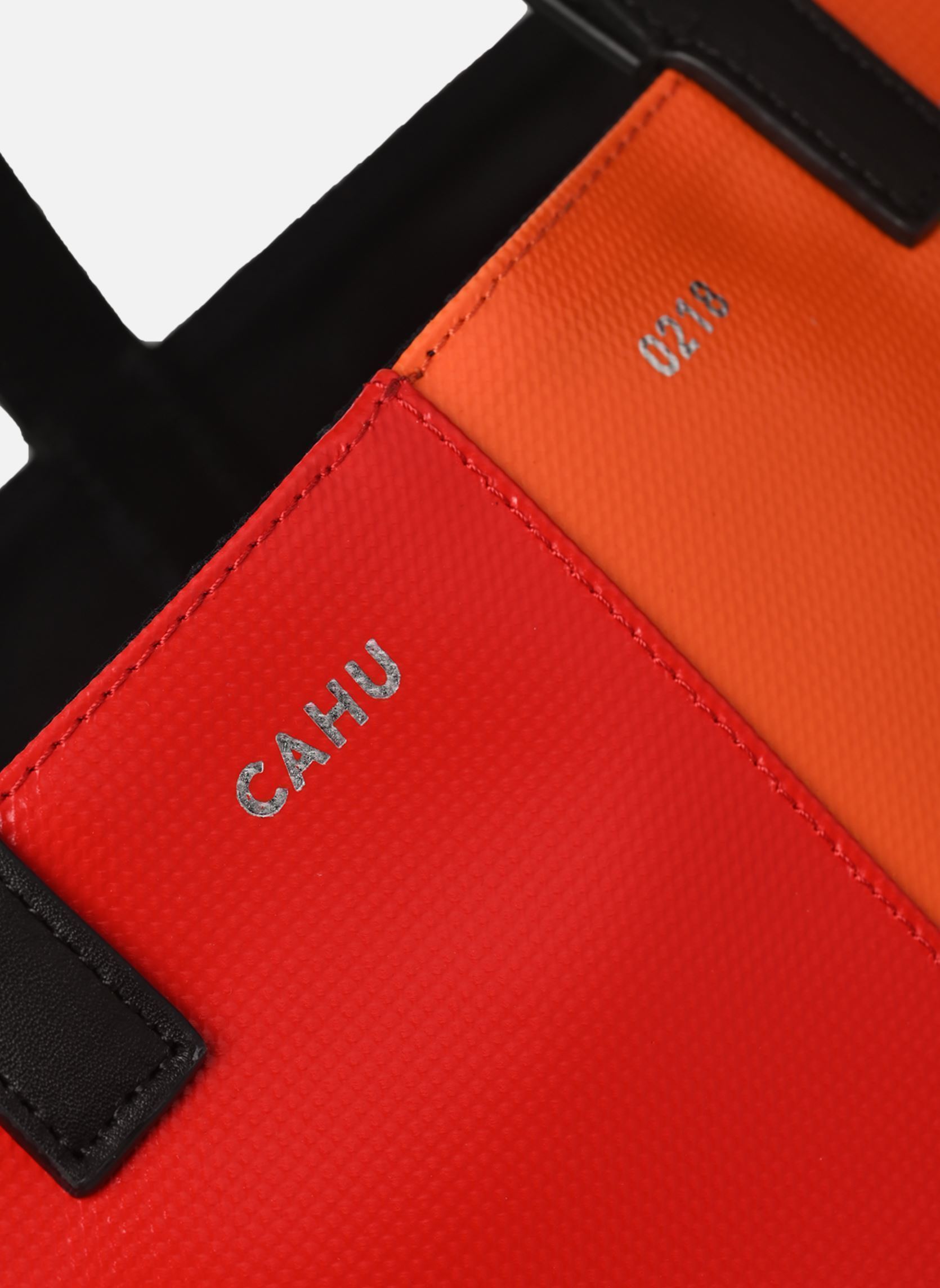 Grote winkelzak Pratique Zippé Small dames rood CAHU Grote winkelzak Pratique Zippé Small dames rood RED/ORANGE