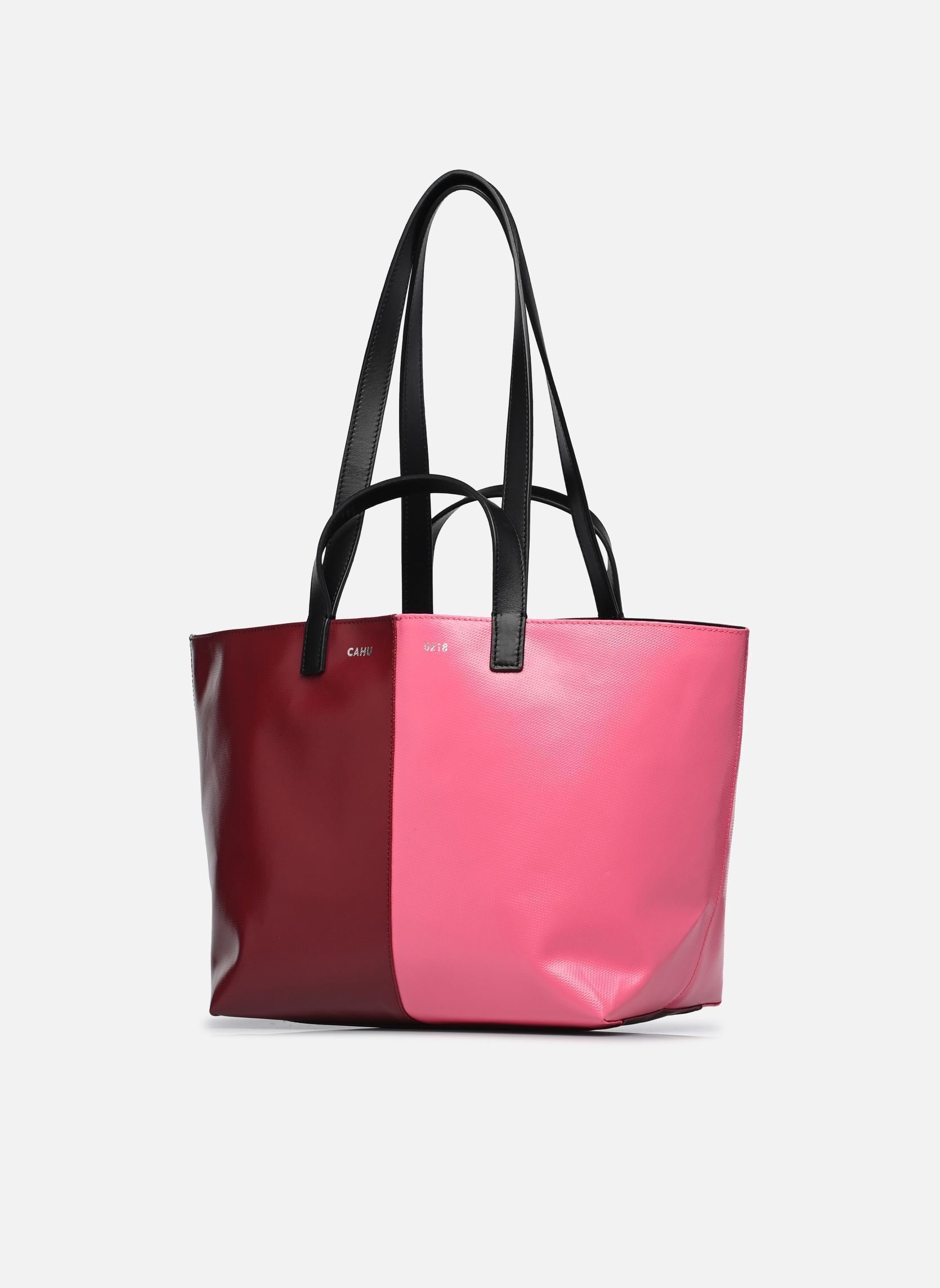 Borsa da spiaggia Pratique Zippé Small donna bordeaux CAHU Borsa da spiaggia Pratique Zippé Small donna bordeaux BURGUNDY/LIGHT PINK