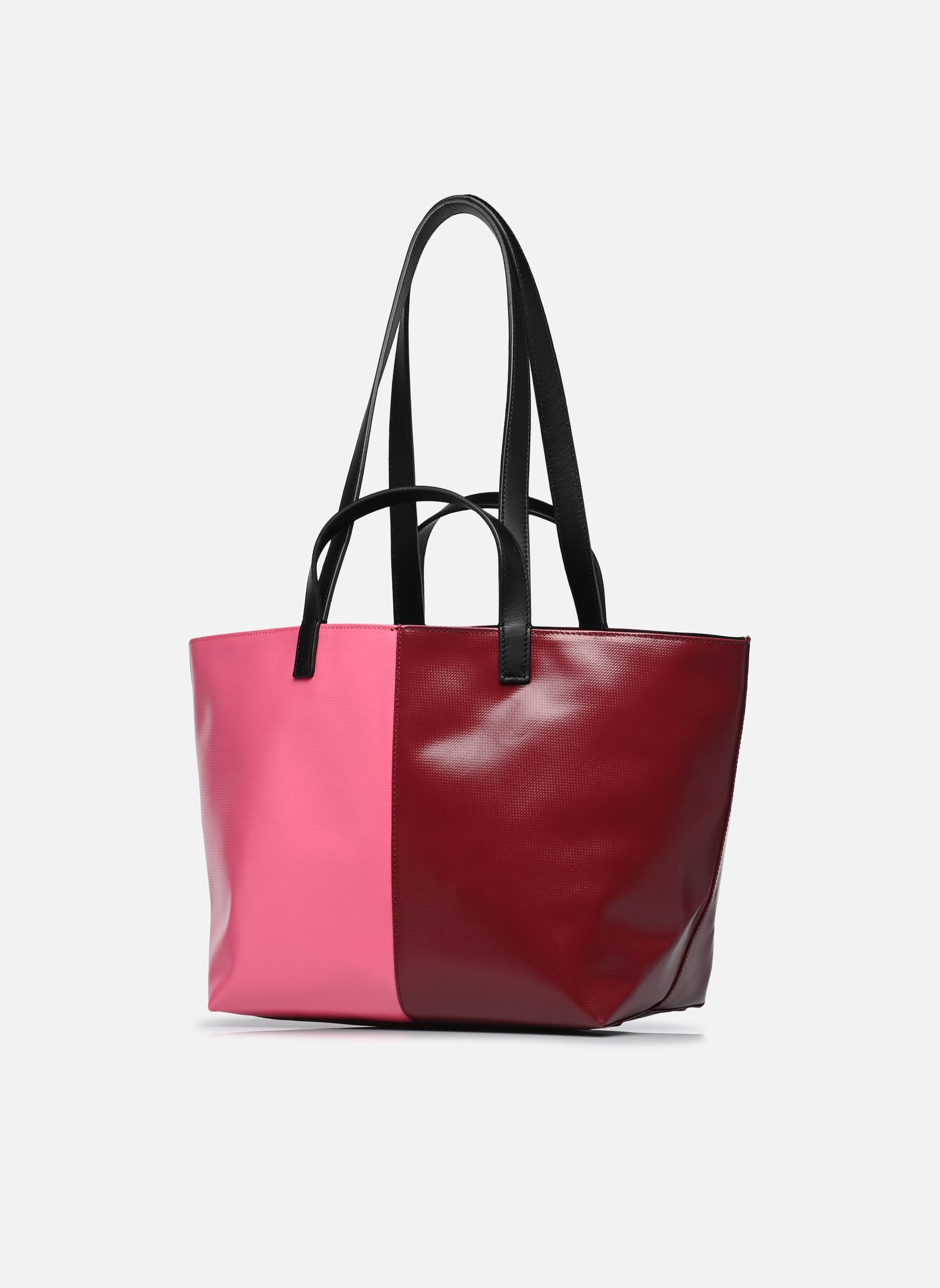 Borsa da spiaggia Pratique Zippé Small donna bordeaux CAHU Borsa da spiaggia Pratique Zippé Small donna bordeaux BURGUNDY/LIGHT PINK