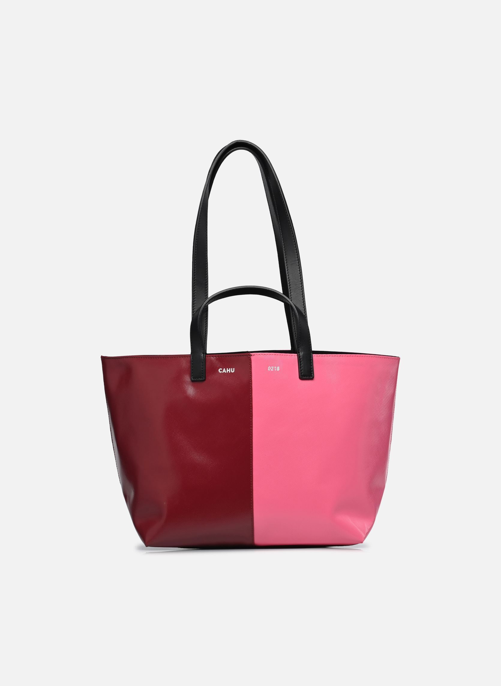 Borsa da spiaggia Pratique Zippé Small donna bordeaux CAHU Borsa da spiaggia Pratique Zippé Small donna bordeaux BURGUNDY/LIGHT PINK
