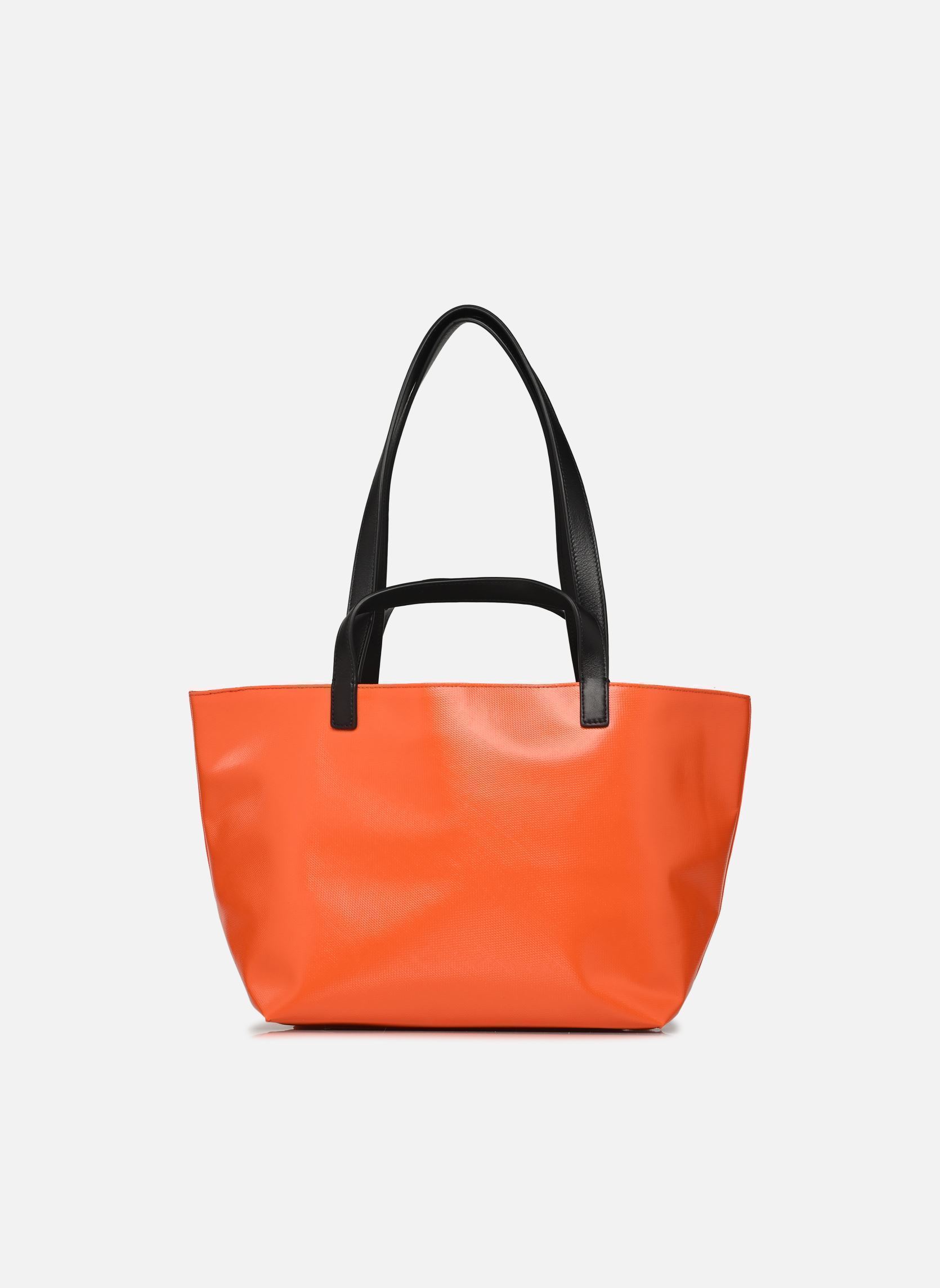 Borsa da spiaggia Pratique Zippé Small Orange - Noire donna arancione CAHU Borsa da spiaggia Pratique Zippé Small Orange - Noire donna arancione Orange