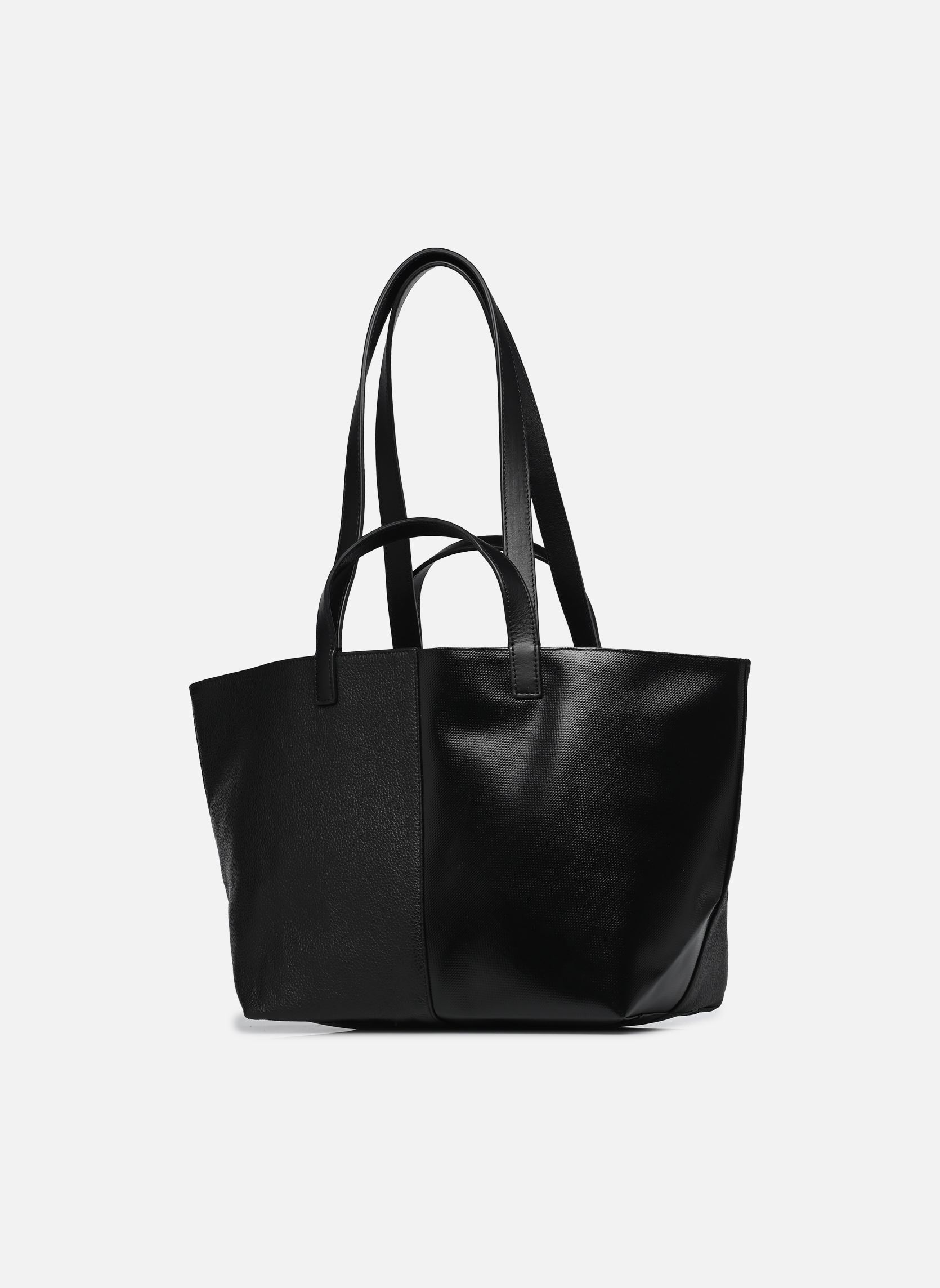 Grote winkelzak Pratique Cuir Small dames zwart CAHU Grote winkelzak Pratique Cuir Small dames zwart Black/black