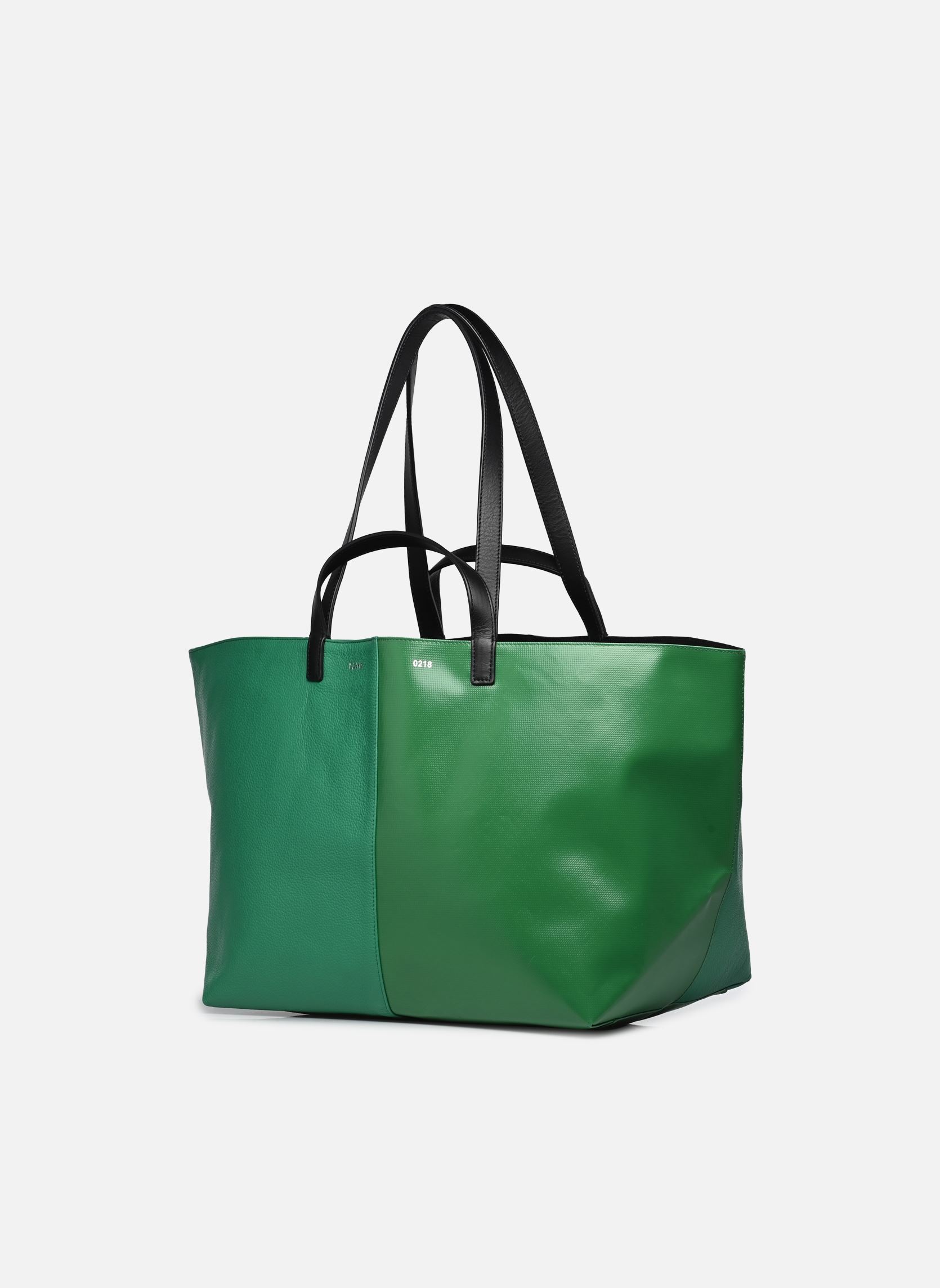 Grote winkelzak Pratique Cuir Medium dames groen CAHU Grote winkelzak Pratique Cuir Medium dames groen DARK GREEN/DARK GREEN