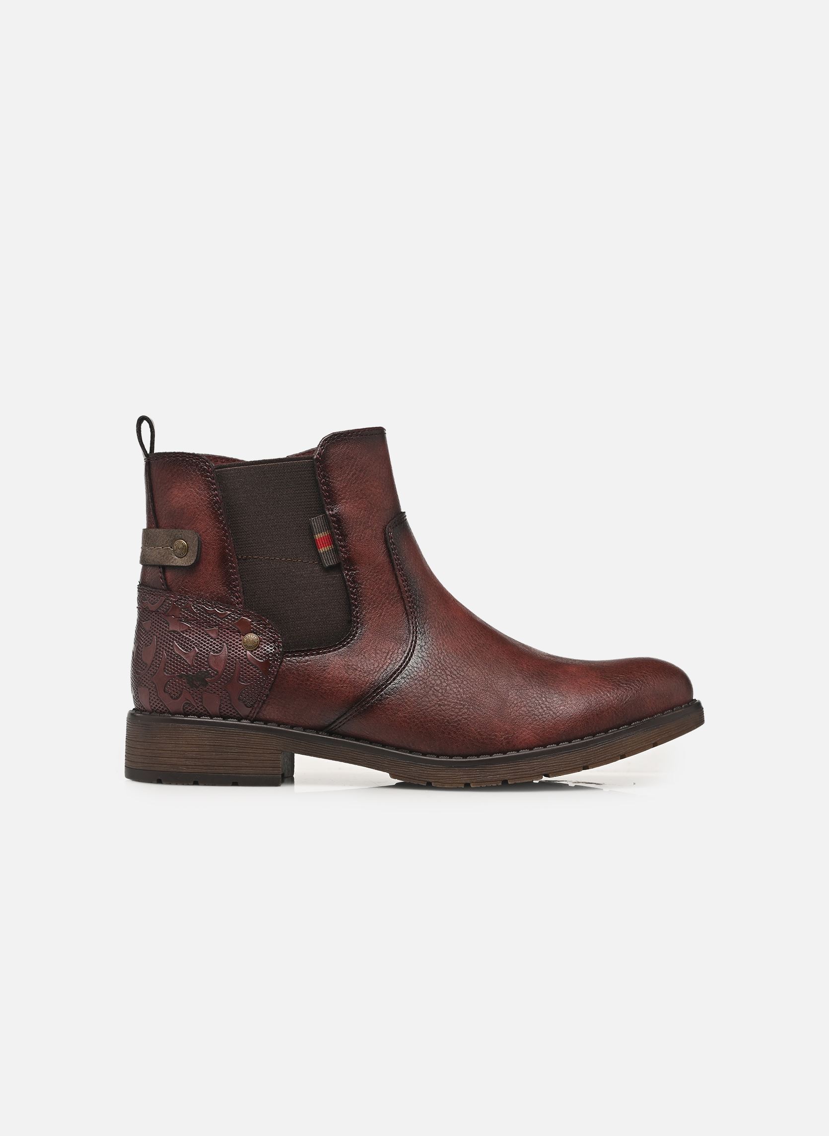 Enkellaarzen en boots 15M0052002 dames bordeaux Mustang shoes Enkellaarzen en boots 15M0052002 dames bordeaux Bordo