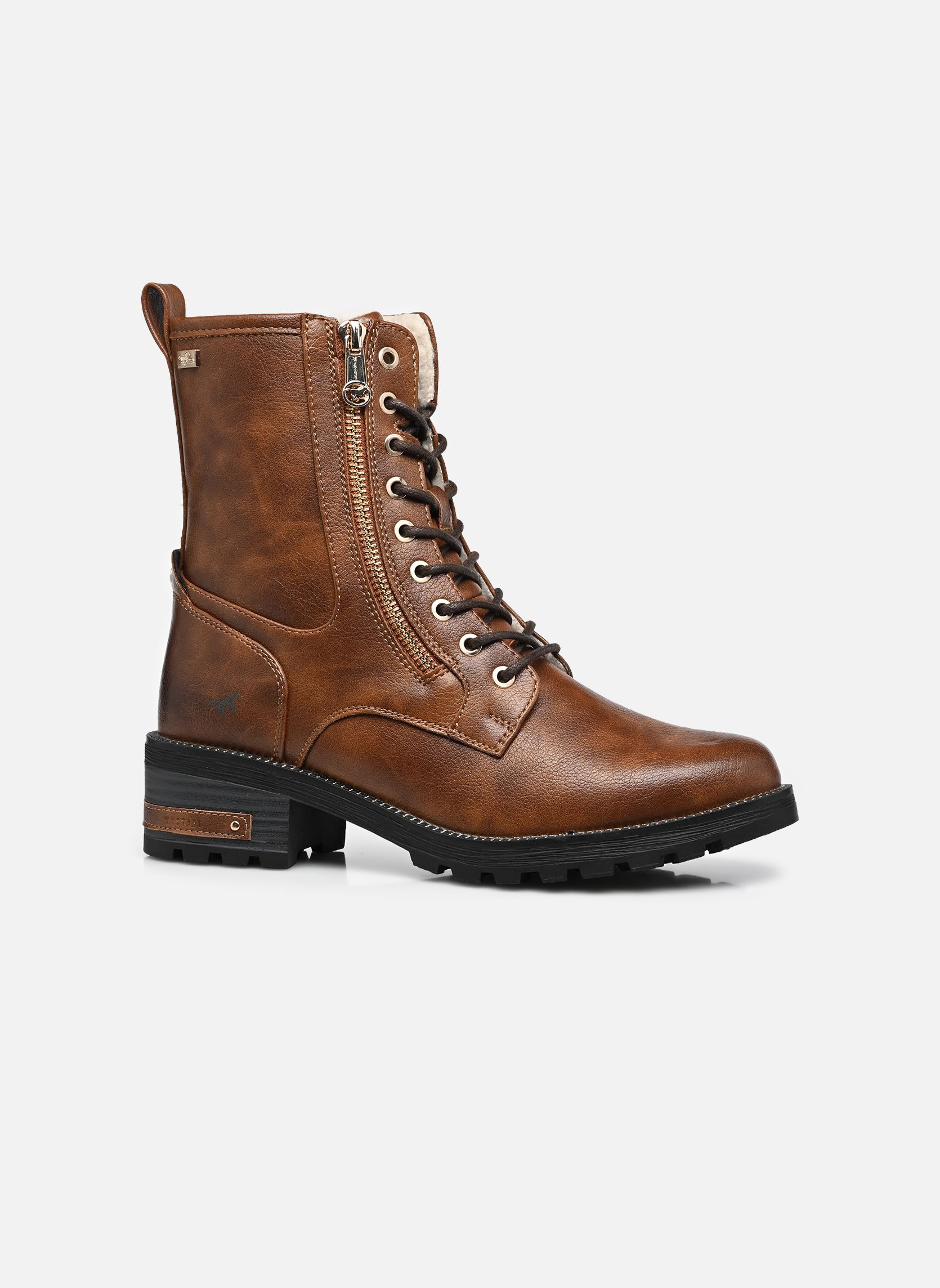 Bottines à lacets 15M0082006 femme marron Mustang shoes Bottines à lacets 15M0082006 femme marron BROWN