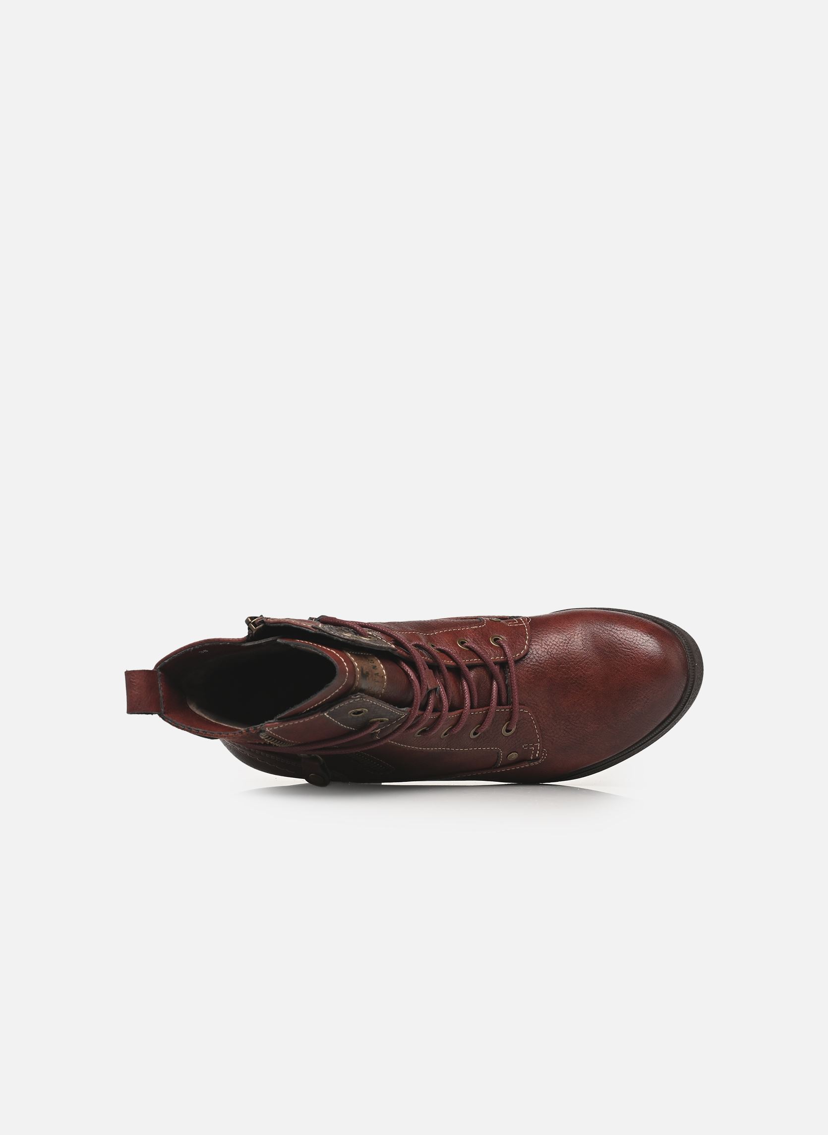 Bottines à lacets 15M0142001 femme bordeaux Mustang shoes Bottines à lacets 15M0142001 femme bordeaux BORDO