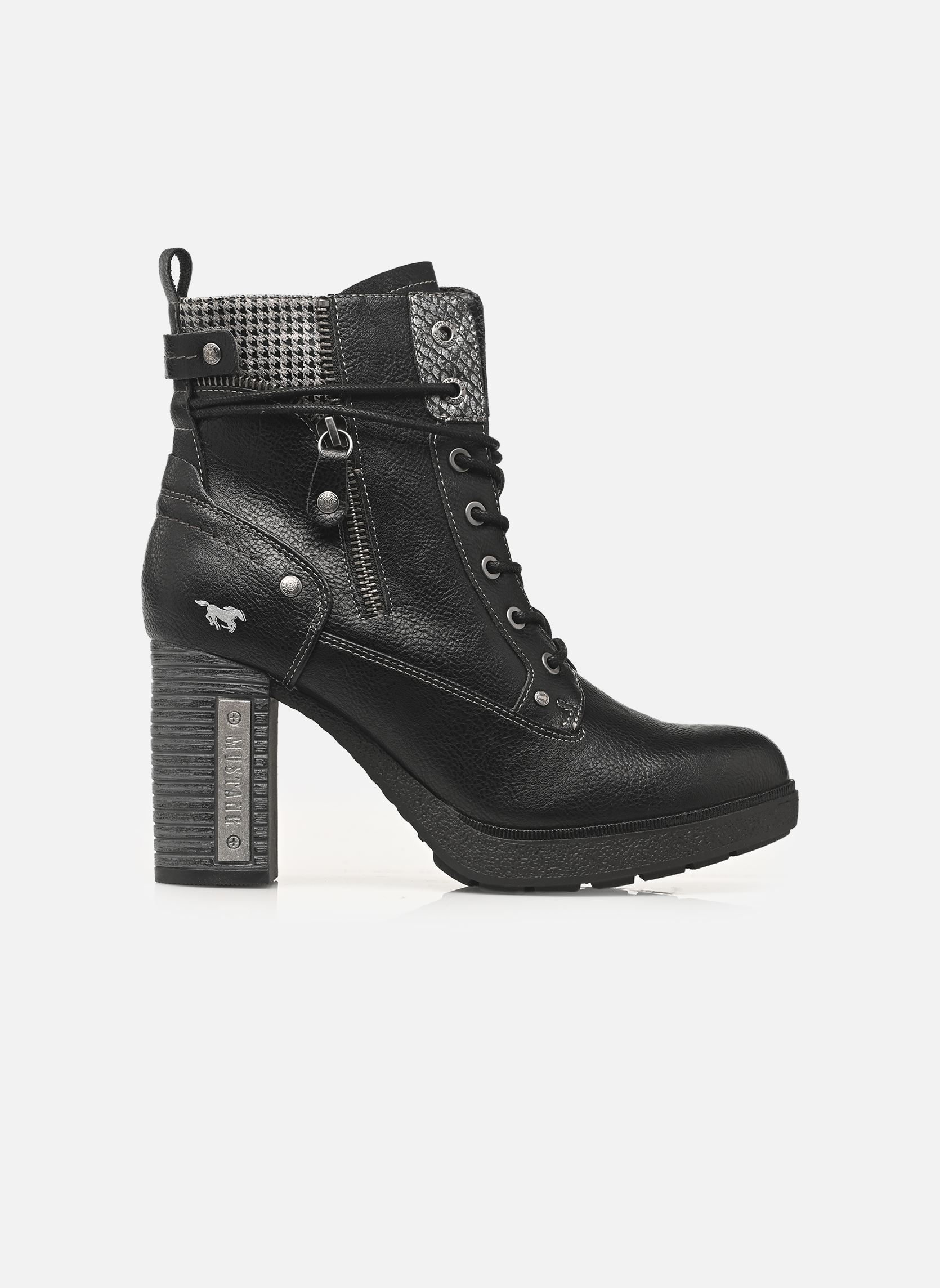 Mustang shoes Bottines à lacets 15M0142001 femme noir | Suisse