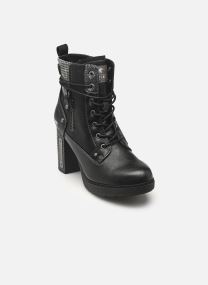 Bottines à lacets 15M0142001 femme bordeaux