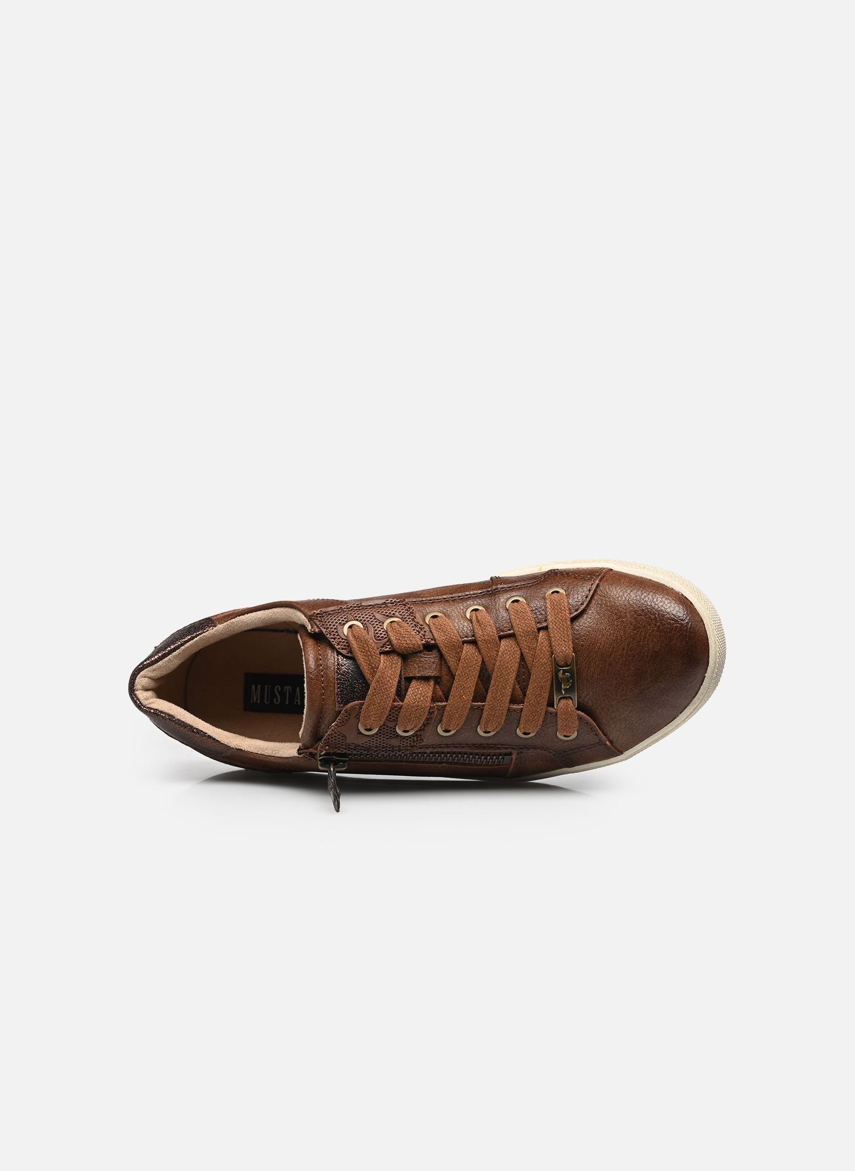 Lage sneakers 15M0152004 dames bruin Mustang shoes Lage sneakers 15M0152004 dames bruin Cognac