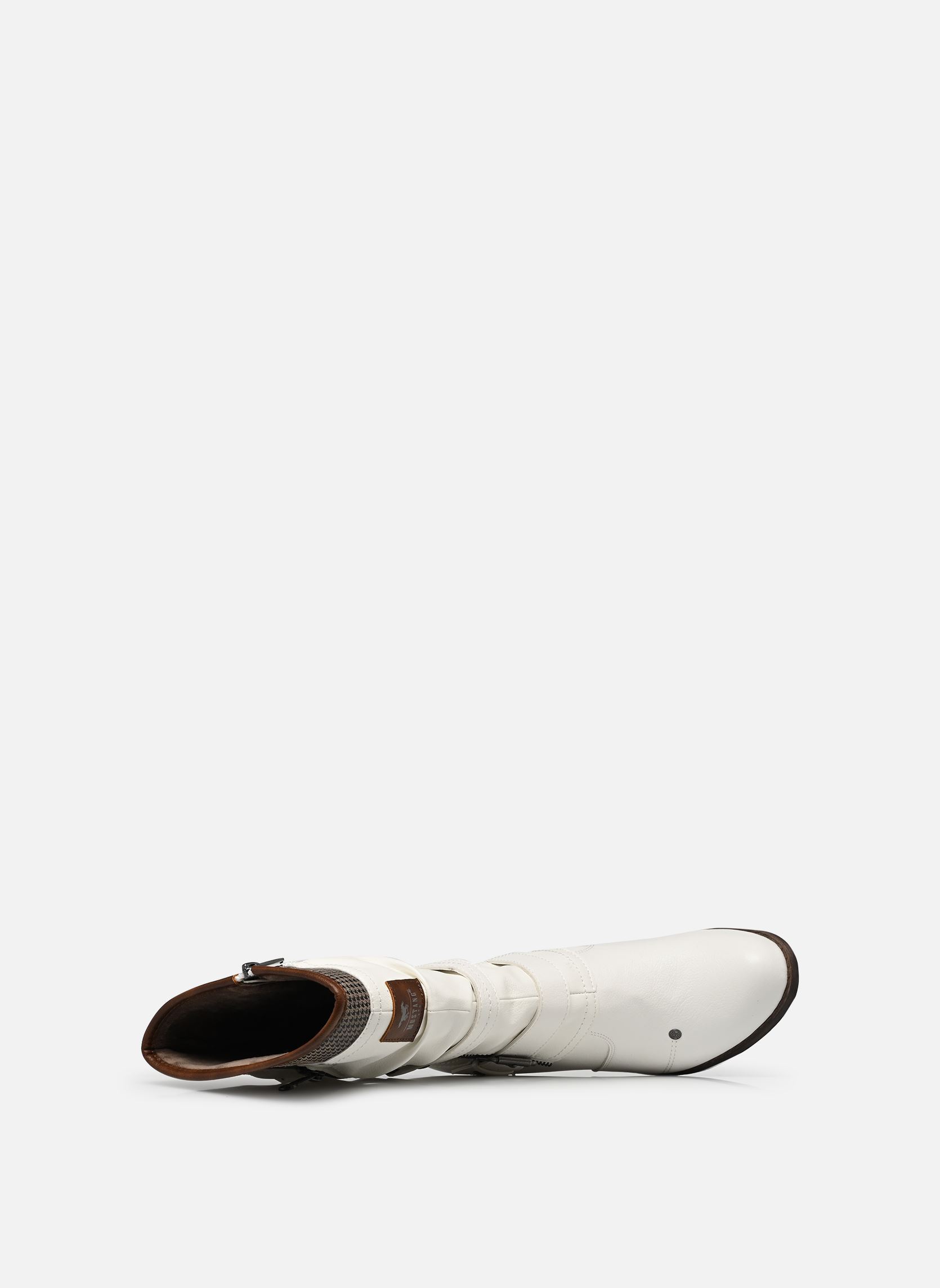 Bottes 15M0162001 femme blanc Mustang shoes Bottes 15M0162001 femme blanc WHITE