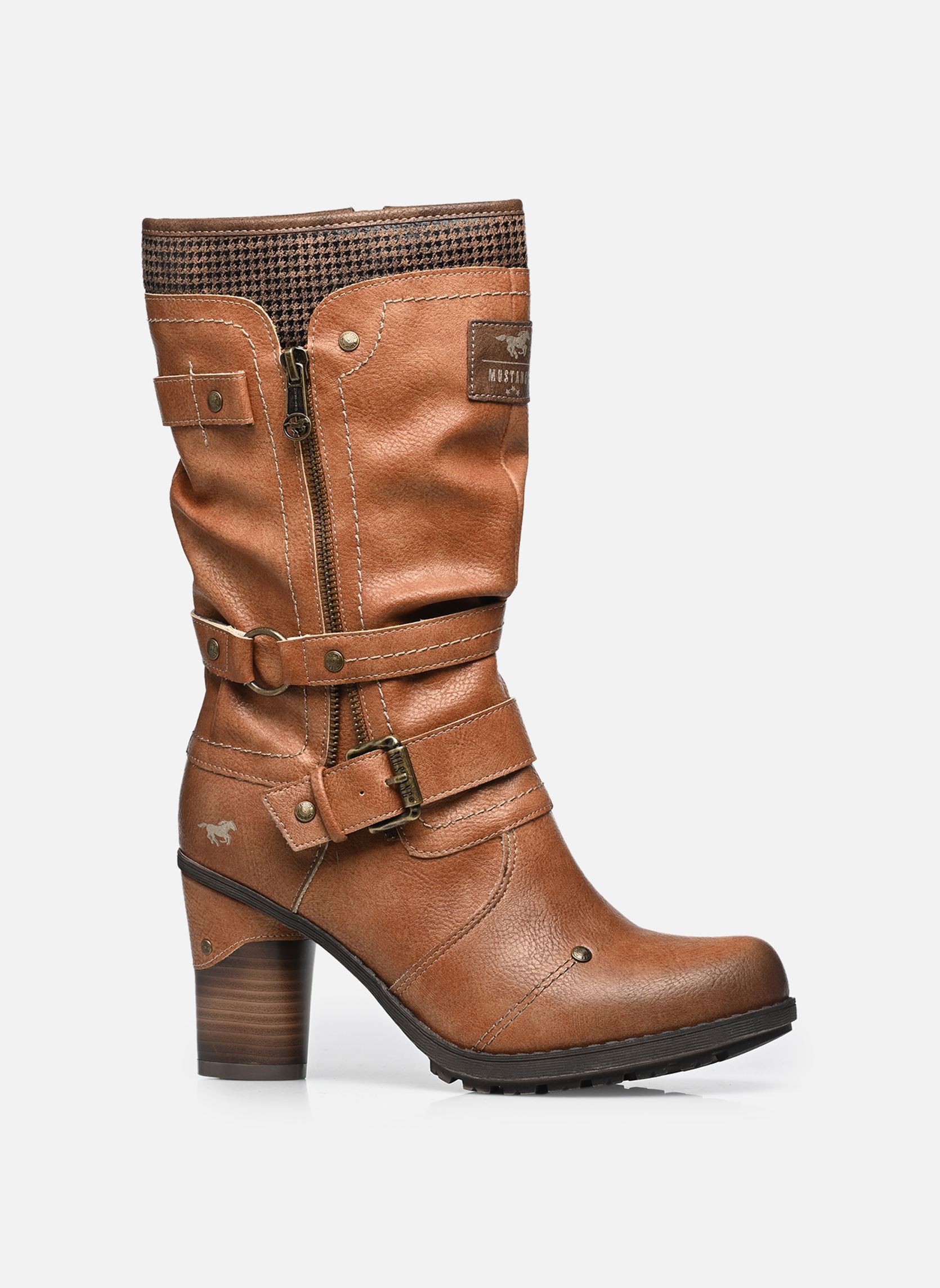 Bottes 15M0162001 femme marron Mustang shoes Bottes 15M0162001 femme marron COGNAC