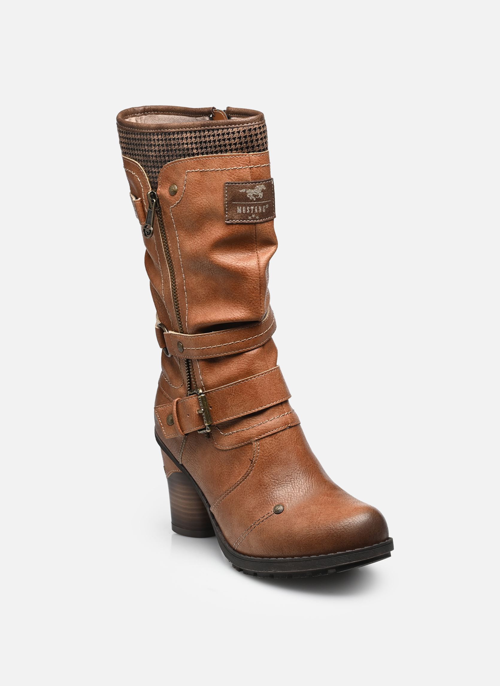 Bottes 15M0162001 femme marron Mustang shoes Bottes 15M0162001 femme marron COGNAC
