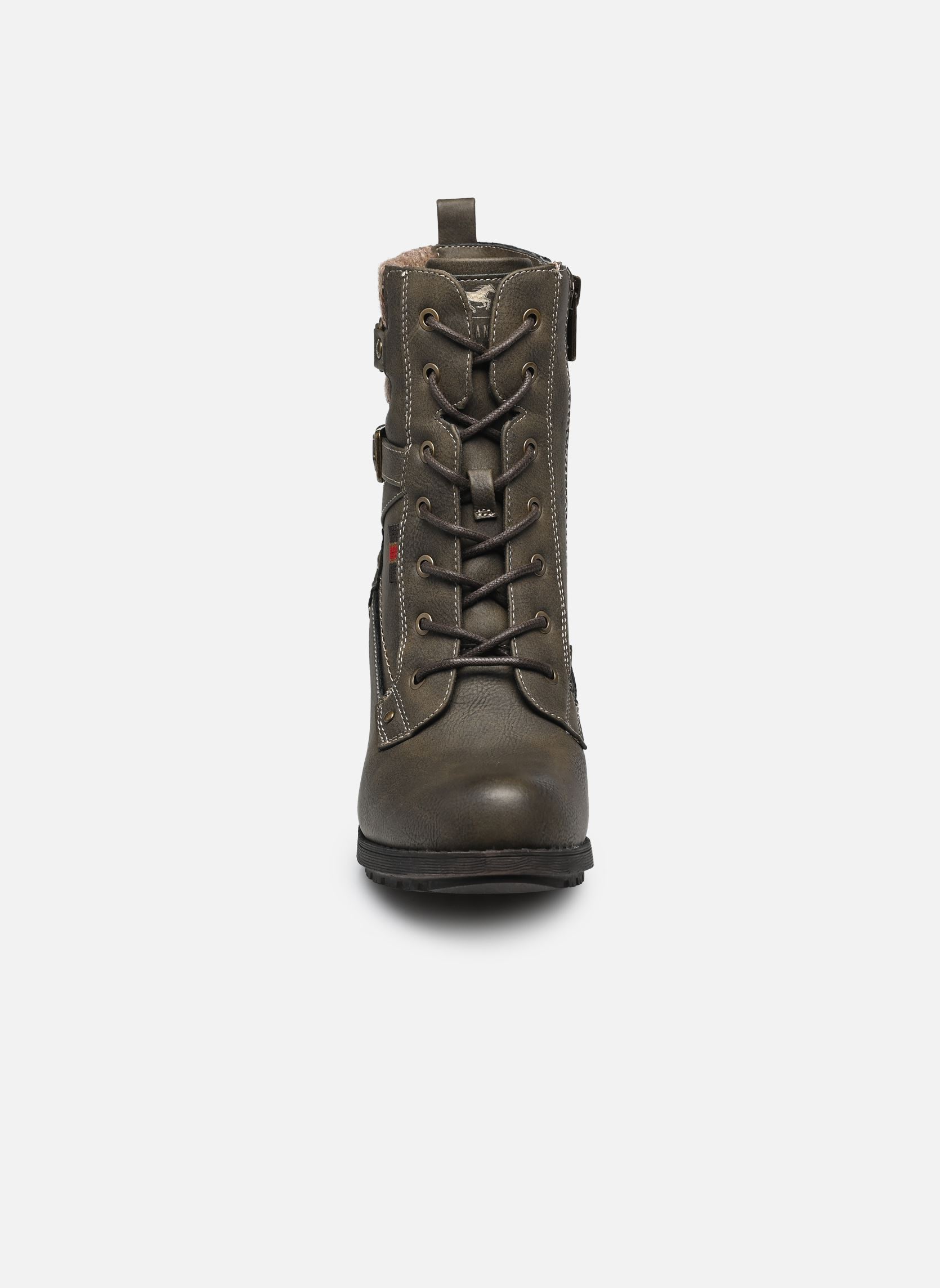 Geschnürte Stiefeletten 15M0162003 damen grün Mustang shoes Geschnürte Stiefeletten 15M0162003 damen grün khaki