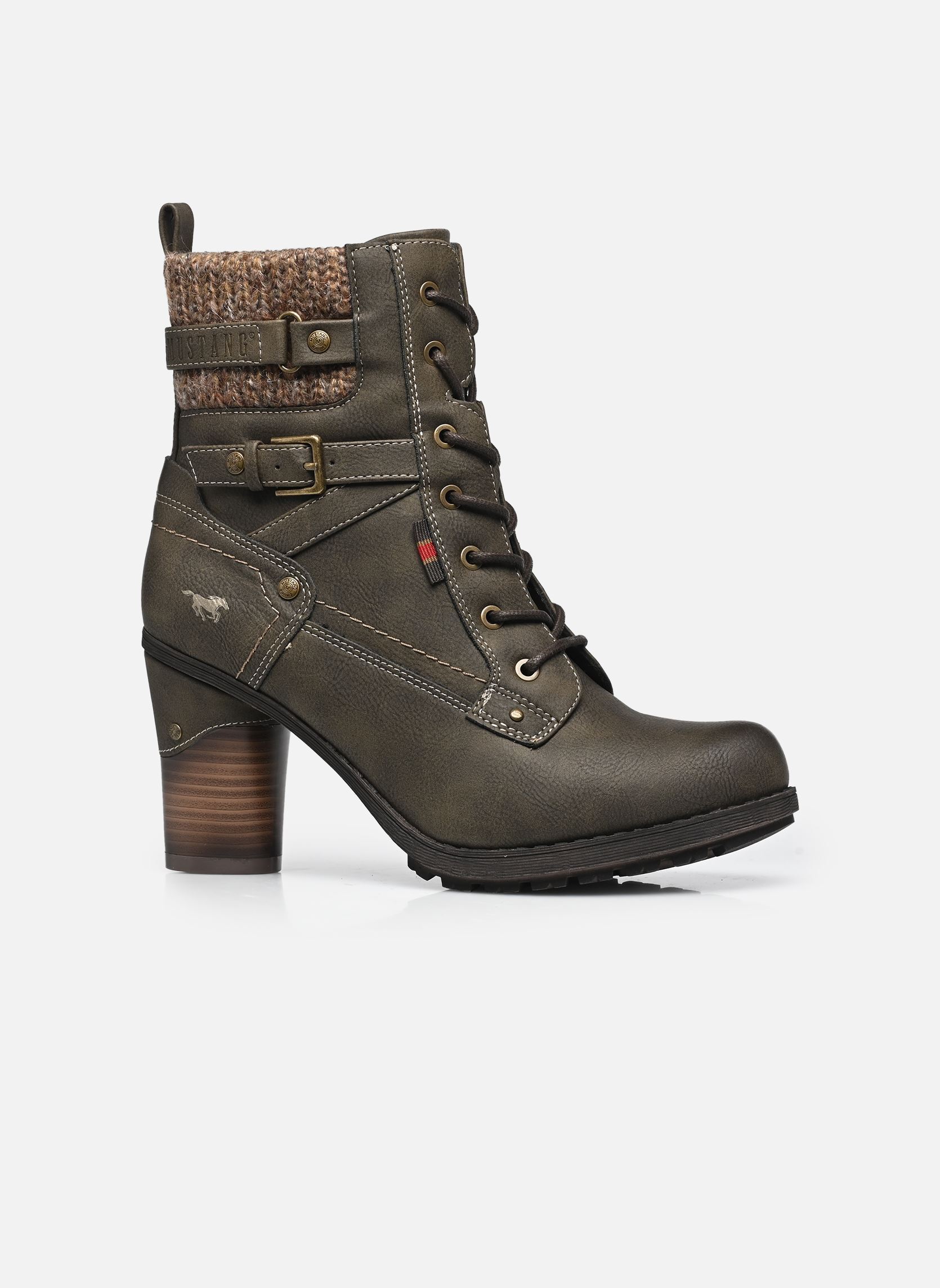 Mustang shoes Bottines à lacets Bottines - 15M0162003 femme vert