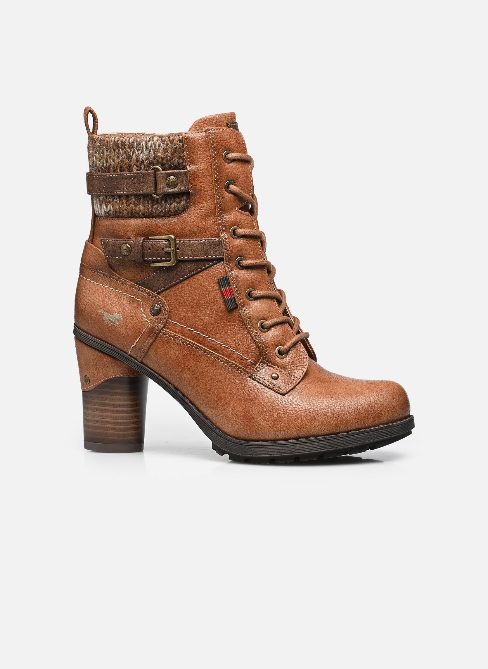 Geschnürte Stiefeletten 15M0162006 damen braun Mustang shoes Geschnürte Stiefeletten 15M0162006 damen braun Cognac