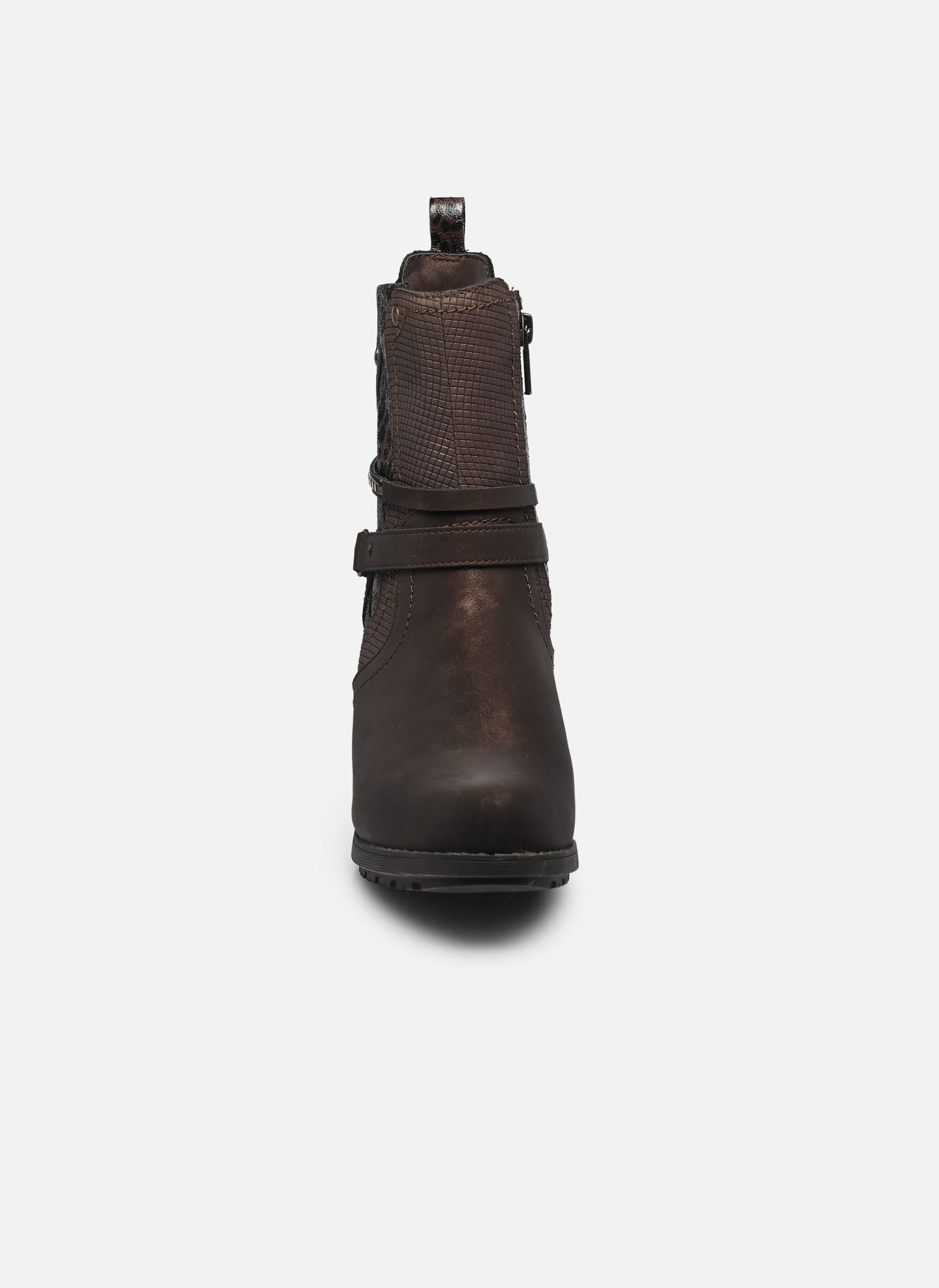 Enkellaarzen en boots 15M0162008 dames bruin Mustang shoes Enkellaarzen en boots 15M0162008 dames bruin MOKKA