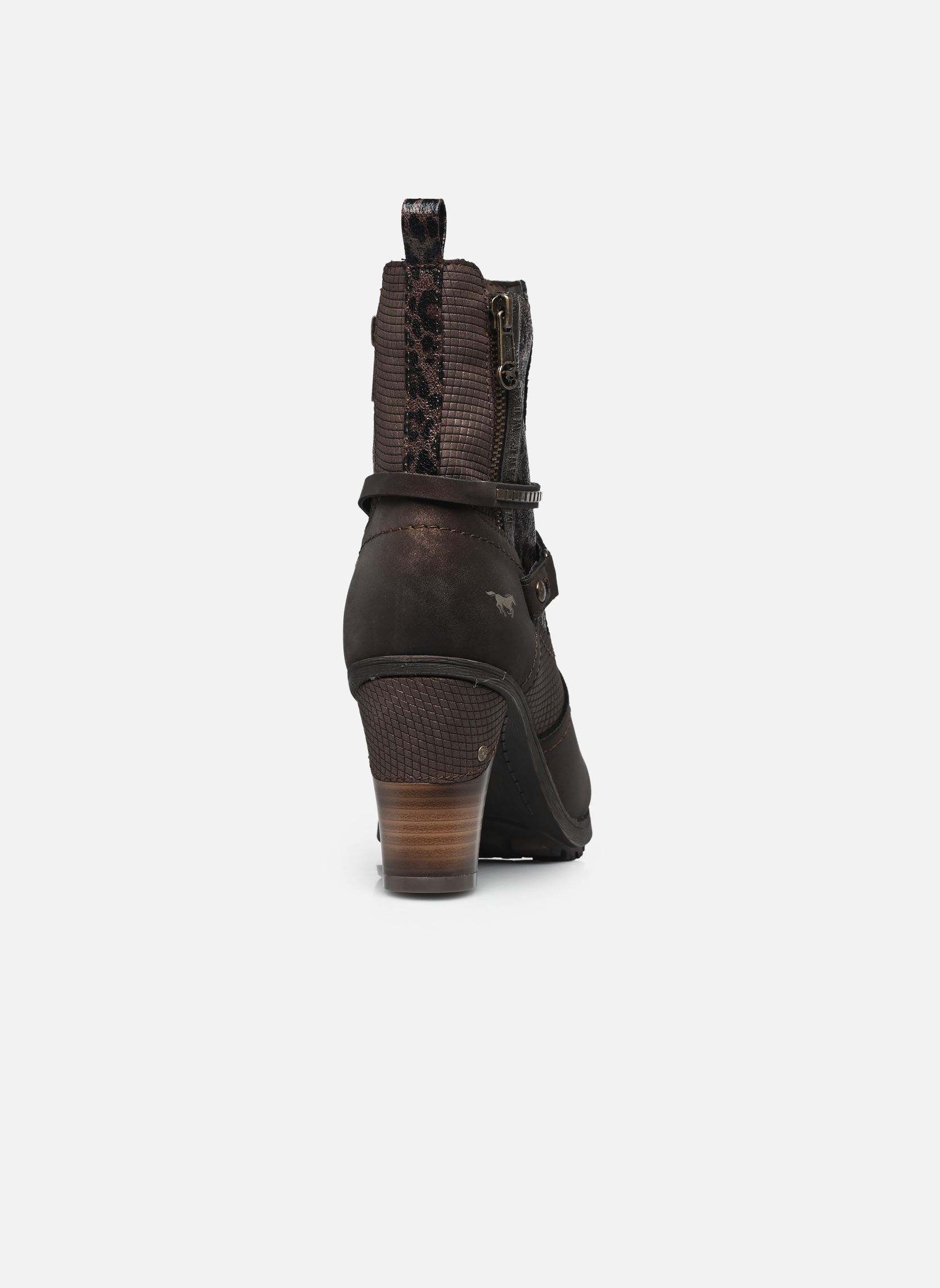 Enkellaarzen en boots 15M0162008 dames bruin Mustang shoes Enkellaarzen en boots 15M0162008 dames bruin MOKKA