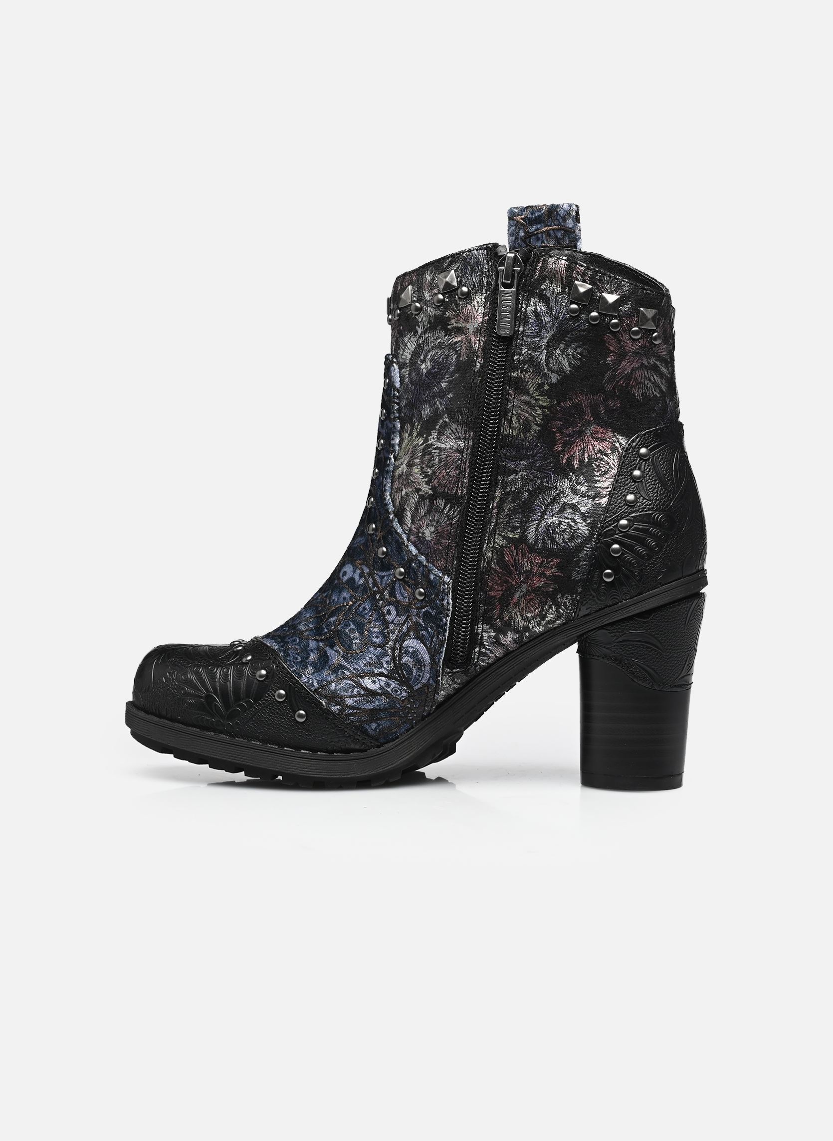 Cowboy boots 15M0162010 dames meerkleurig Mustang shoes Cowboy boots 15M0162010 dames meerkleurig Black-Multi