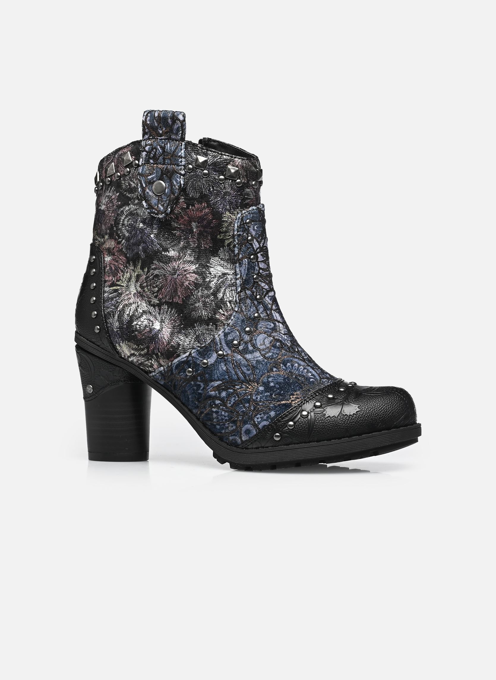 Cowboy boots 15M0162010 dames meerkleurig Mustang shoes Cowboy boots 15M0162010 dames meerkleurig Black-Multi