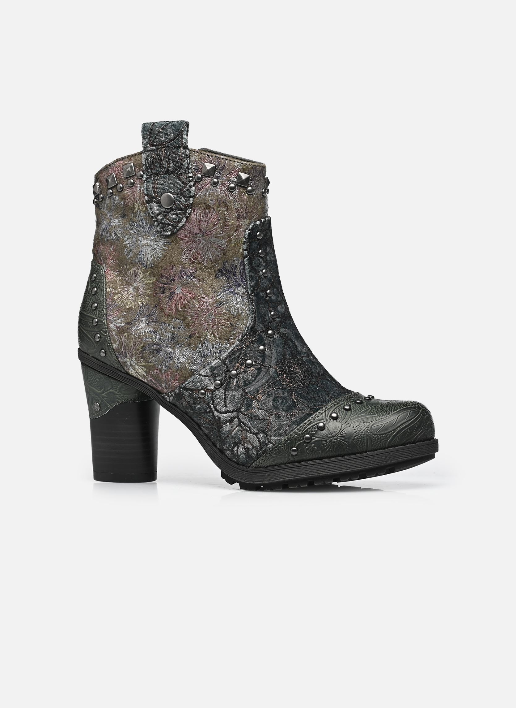 Stivaletti western 15M0162010 donna verde Mustang shoes Stivaletti western 15M0162010 donna verde khaki-multi