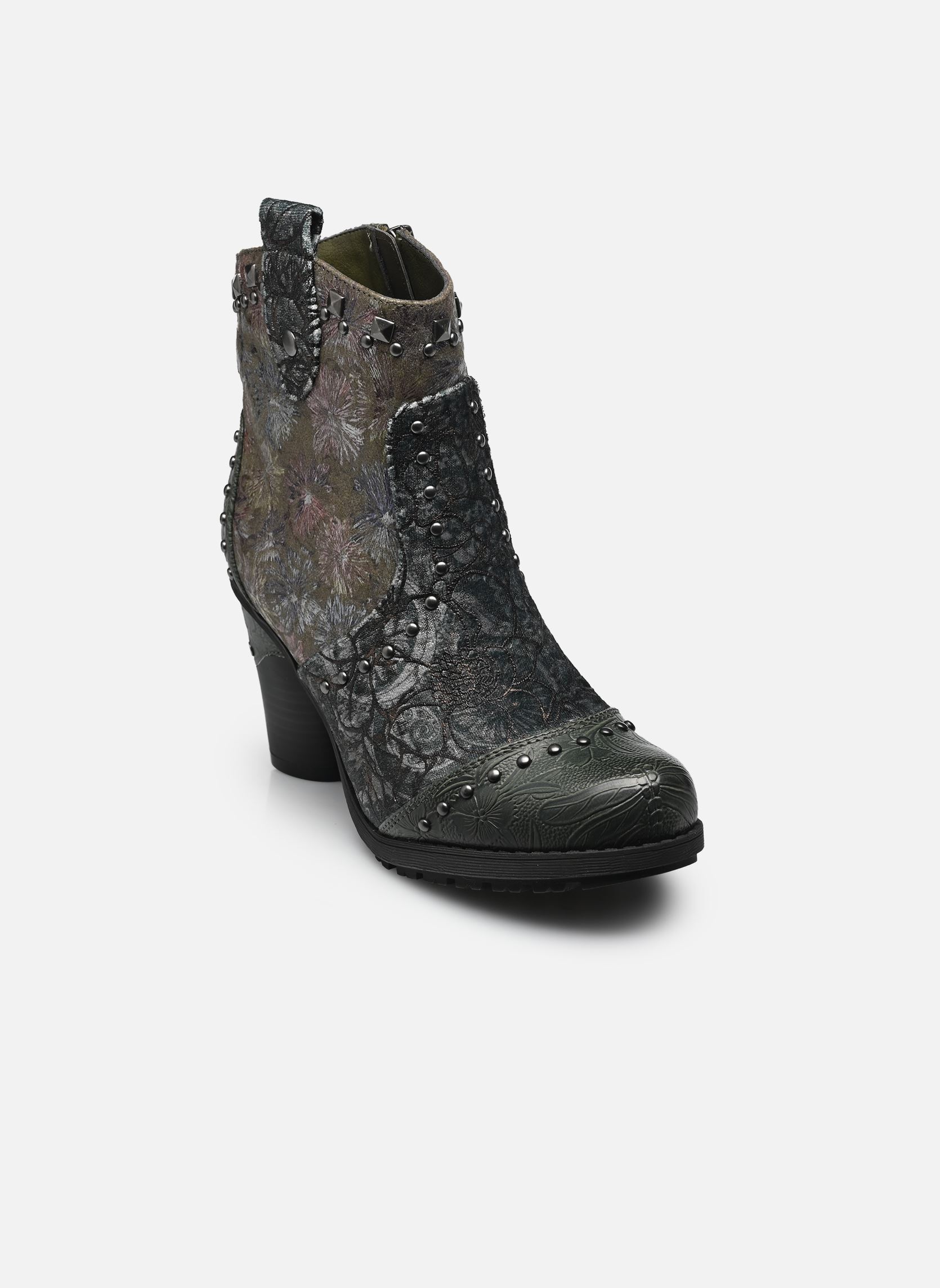 Stivaletti western 15M0162010 donna verde Mustang shoes Stivaletti western 15M0162010 donna verde khaki-multi