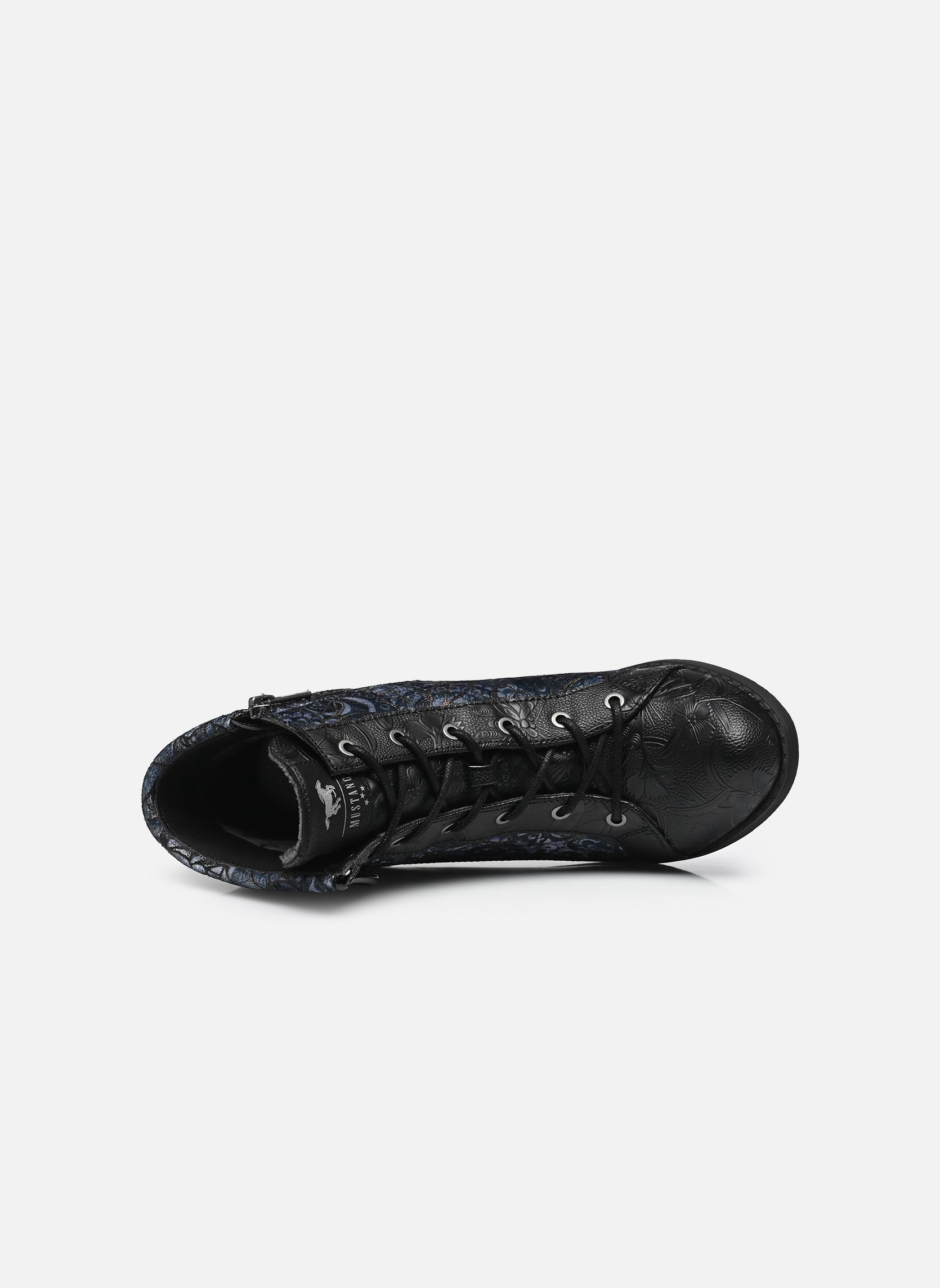 Bottines à lacets 15M0162011 femme noir Mustang shoes Bottines à lacets 15M0162011 femme noir BLACK-MULTI