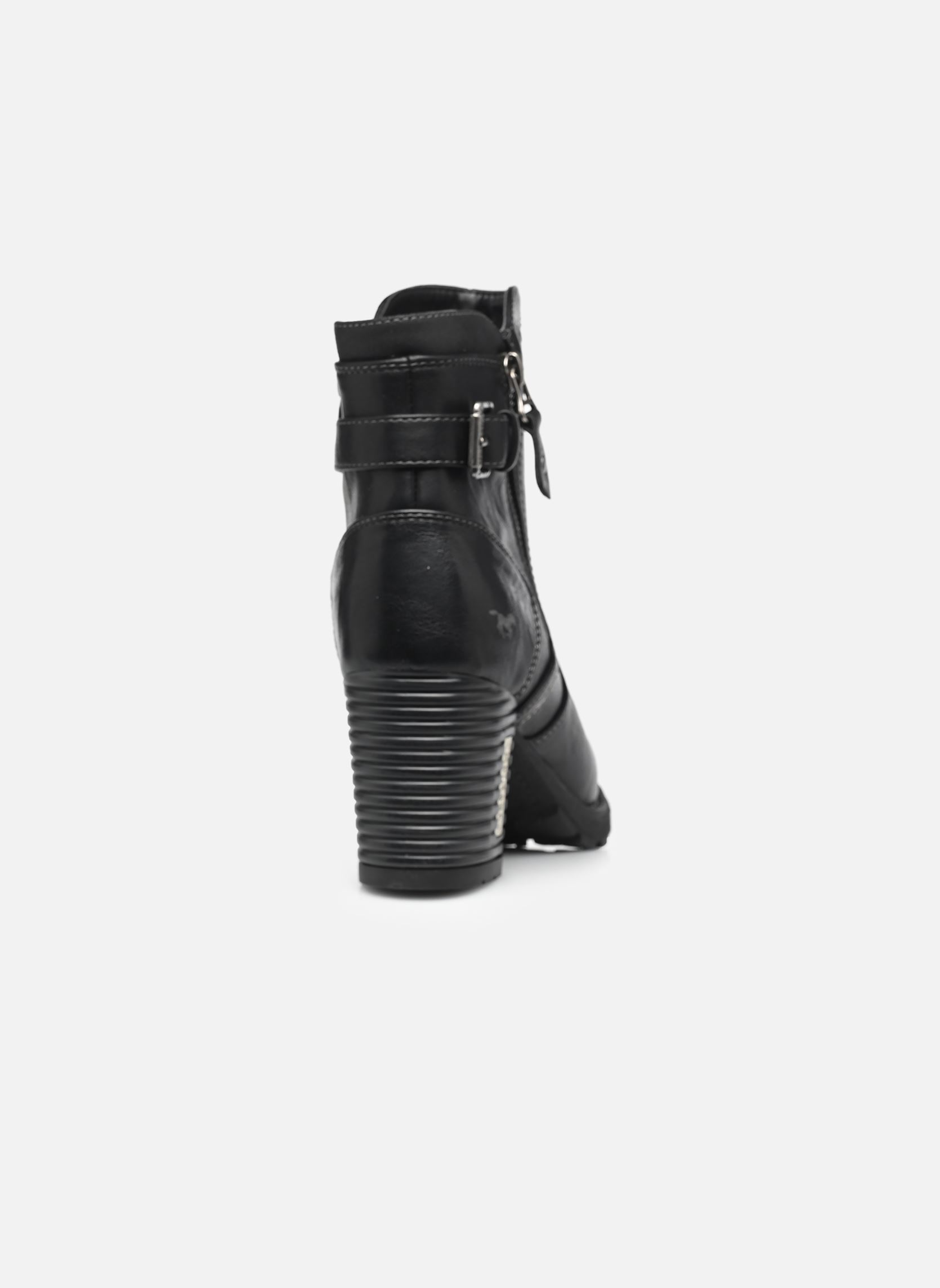 Enkellaarzen en boots 15M0182003 dames zwart Mustang shoes Enkellaarzen en boots 15M0182003 dames zwart Black