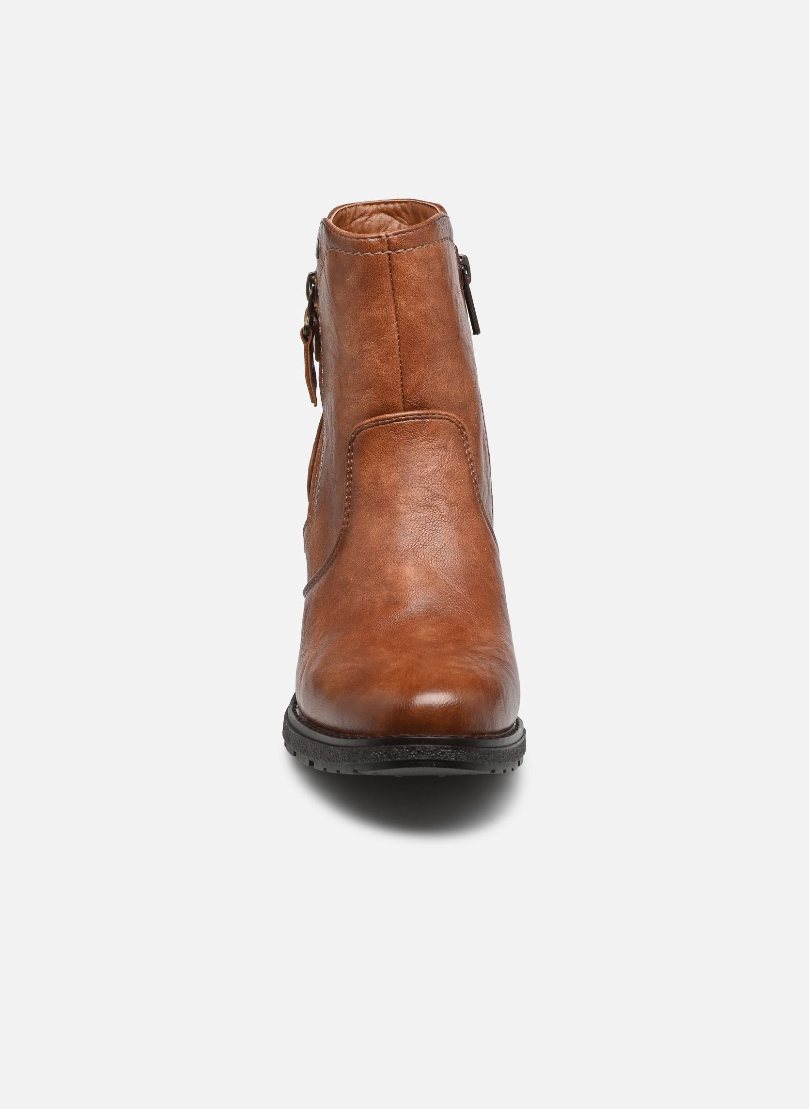 Enkellaarzen en boots 15M0182003 dames bruin Mustang shoes Enkellaarzen en boots 15M0182003 dames bruin COGNAC