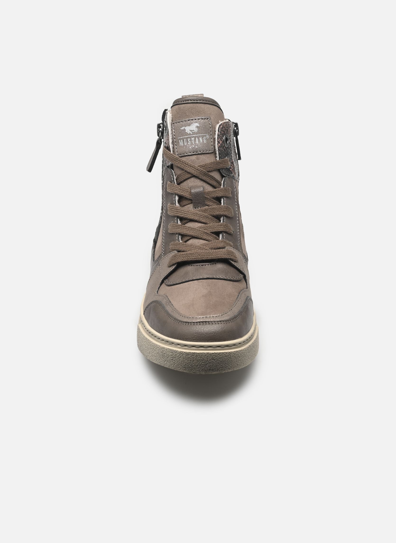 Baskets montantes 15M0212002 femme gris Mustang shoes Baskets montantes 15M0212002 femme gris LAVA