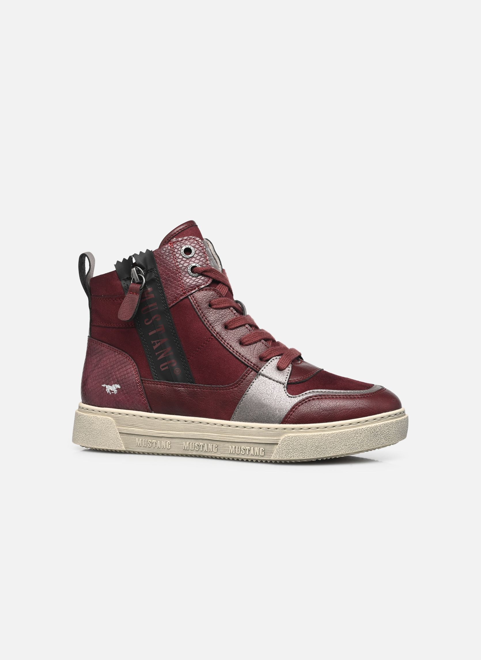 Knöchelhohe Sneaker 15M0212002 damen bordeaux Mustang shoes Knöchelhohe Sneaker 15M0212002 damen bordeaux BORDO