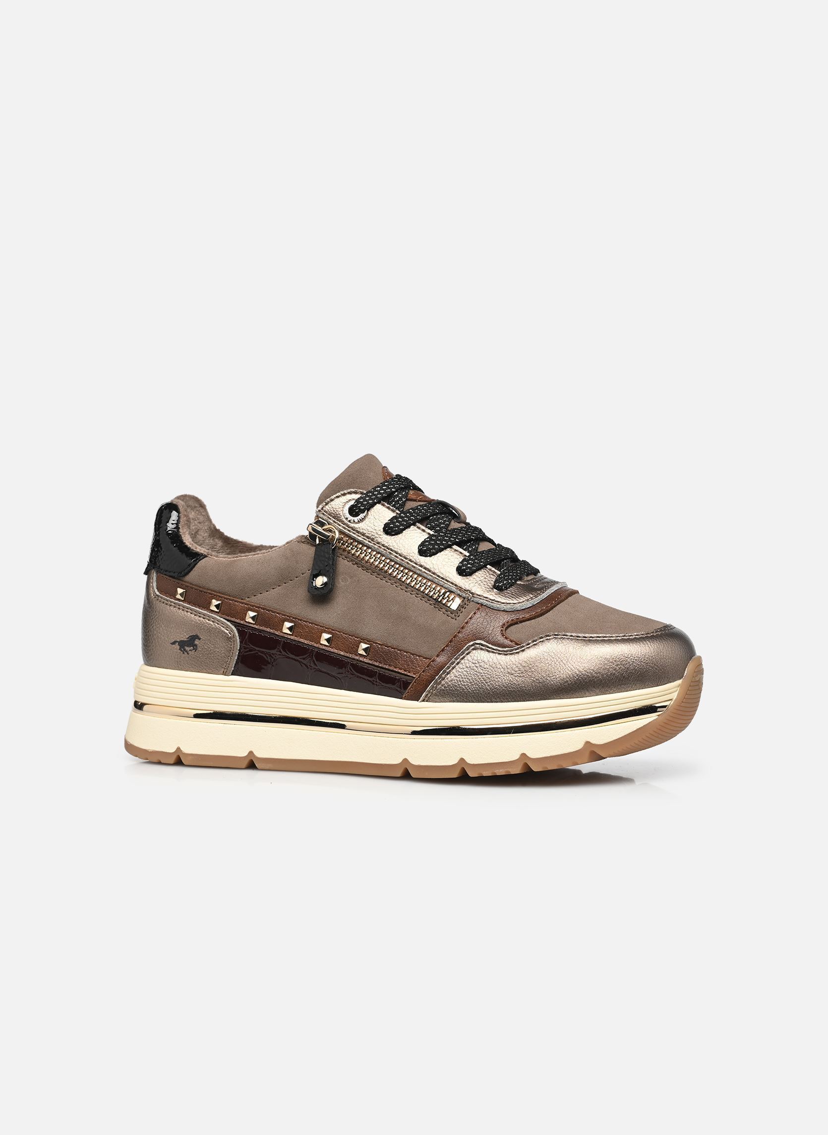 Niedrige Sneaker 15M0332001 damen grün Mustang shoes Niedrige Sneaker 15M0332001 damen grün Mud