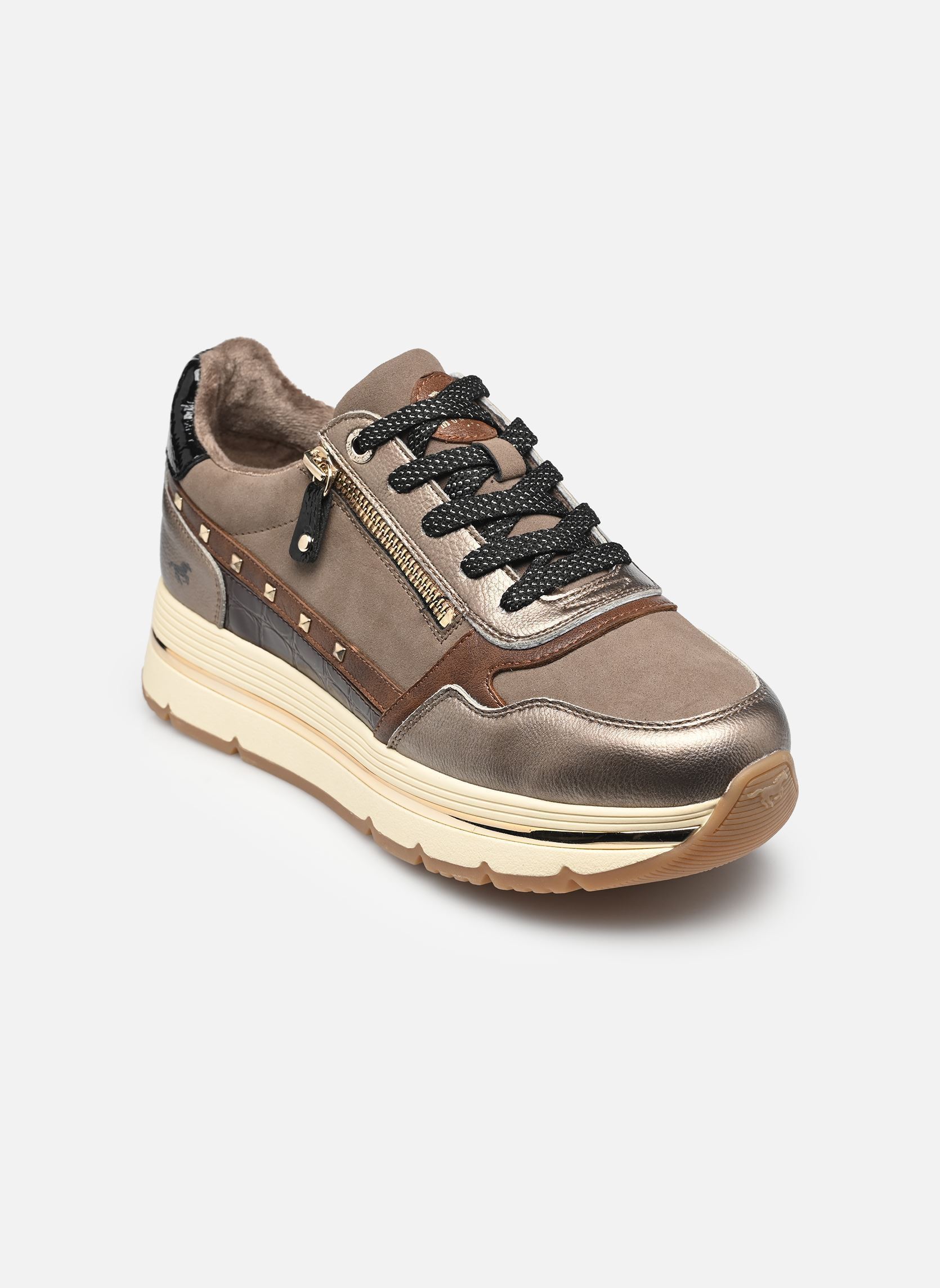Niedrige Sneaker 15M0332001 damen grün Mustang shoes Niedrige Sneaker 15M0332001 damen grün Mud