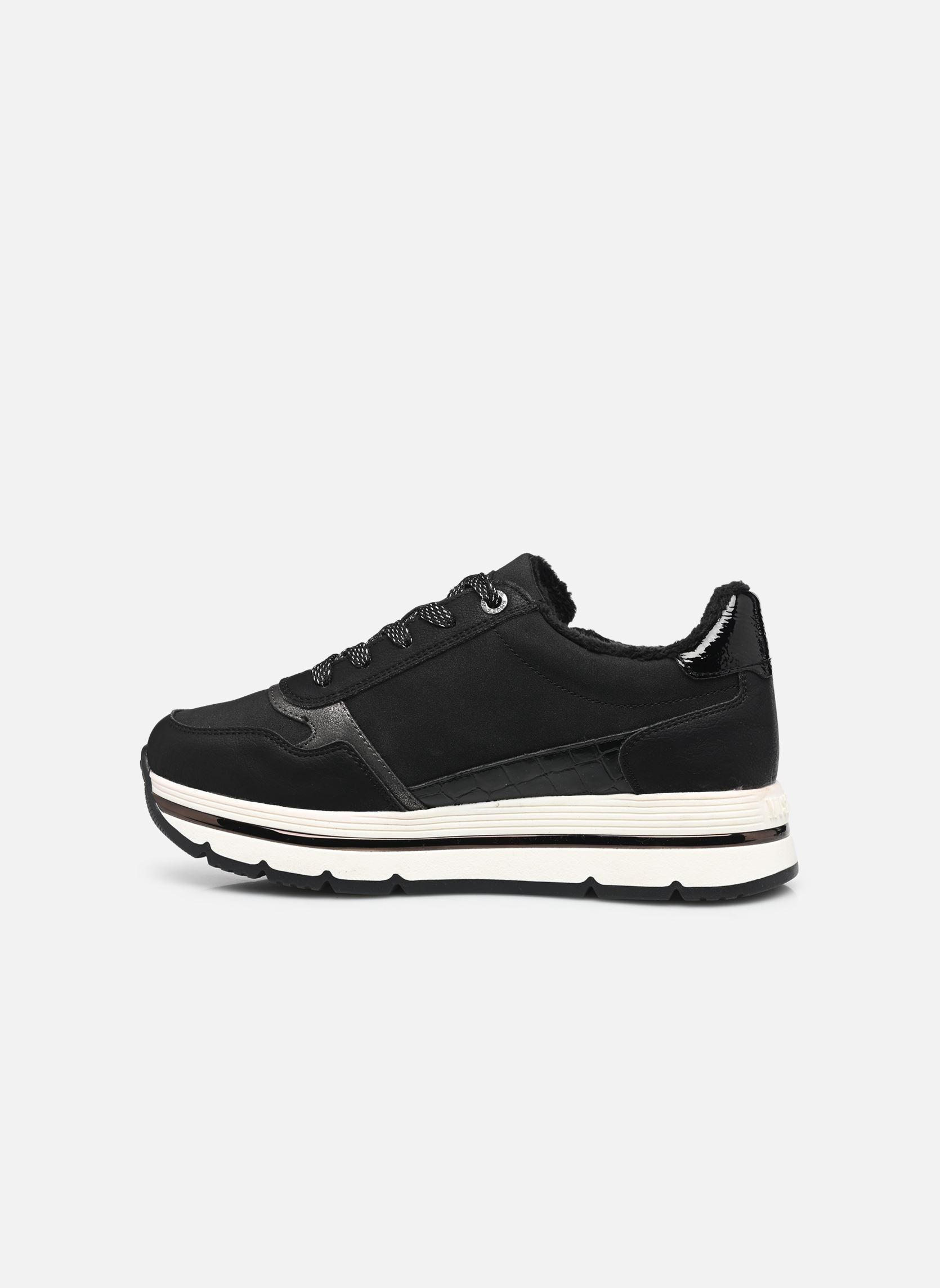 Niedrige Sneaker 15M0332001 damen schwarz Mustang shoes Niedrige Sneaker 15M0332001 damen schwarz Black