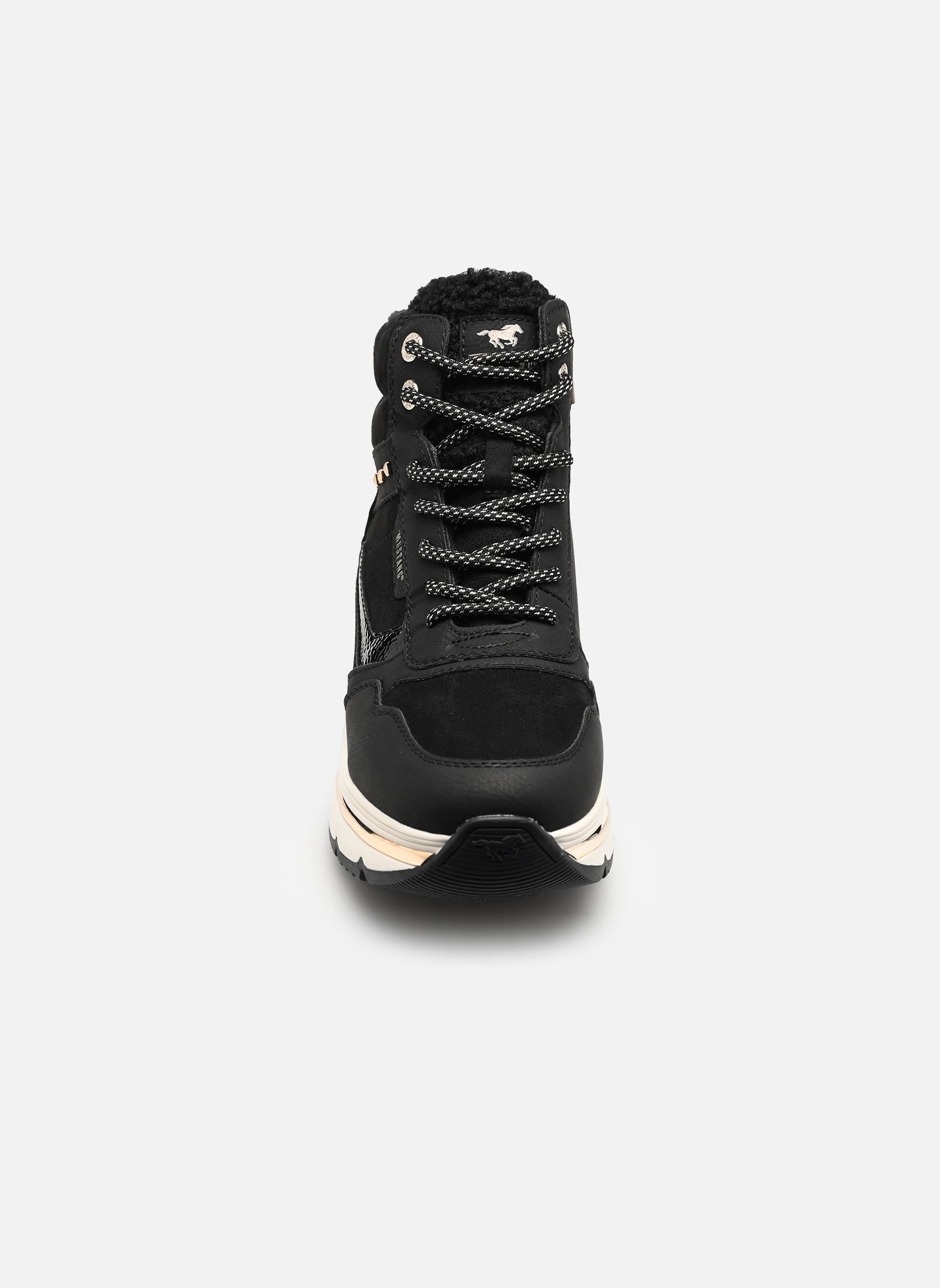 Baskets montantes 15M0332005 femme noir Mustang shoes Baskets montantes 15M0332005 femme noir BLACK