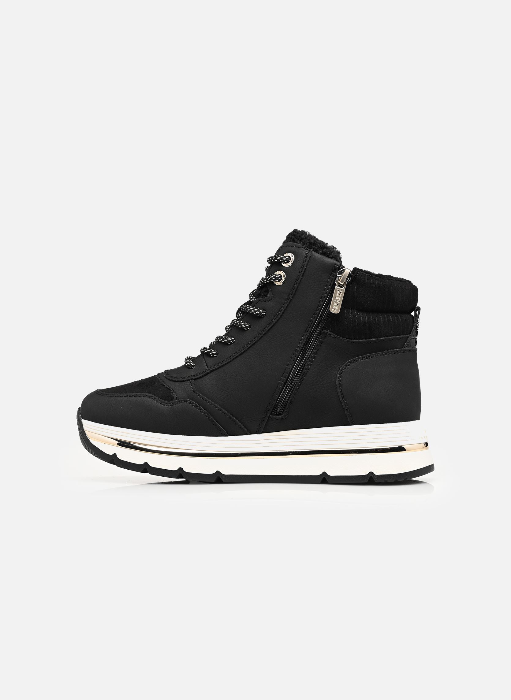 Baskets montantes 15M0332005 femme noir Mustang shoes Baskets montantes 15M0332005 femme noir BLACK