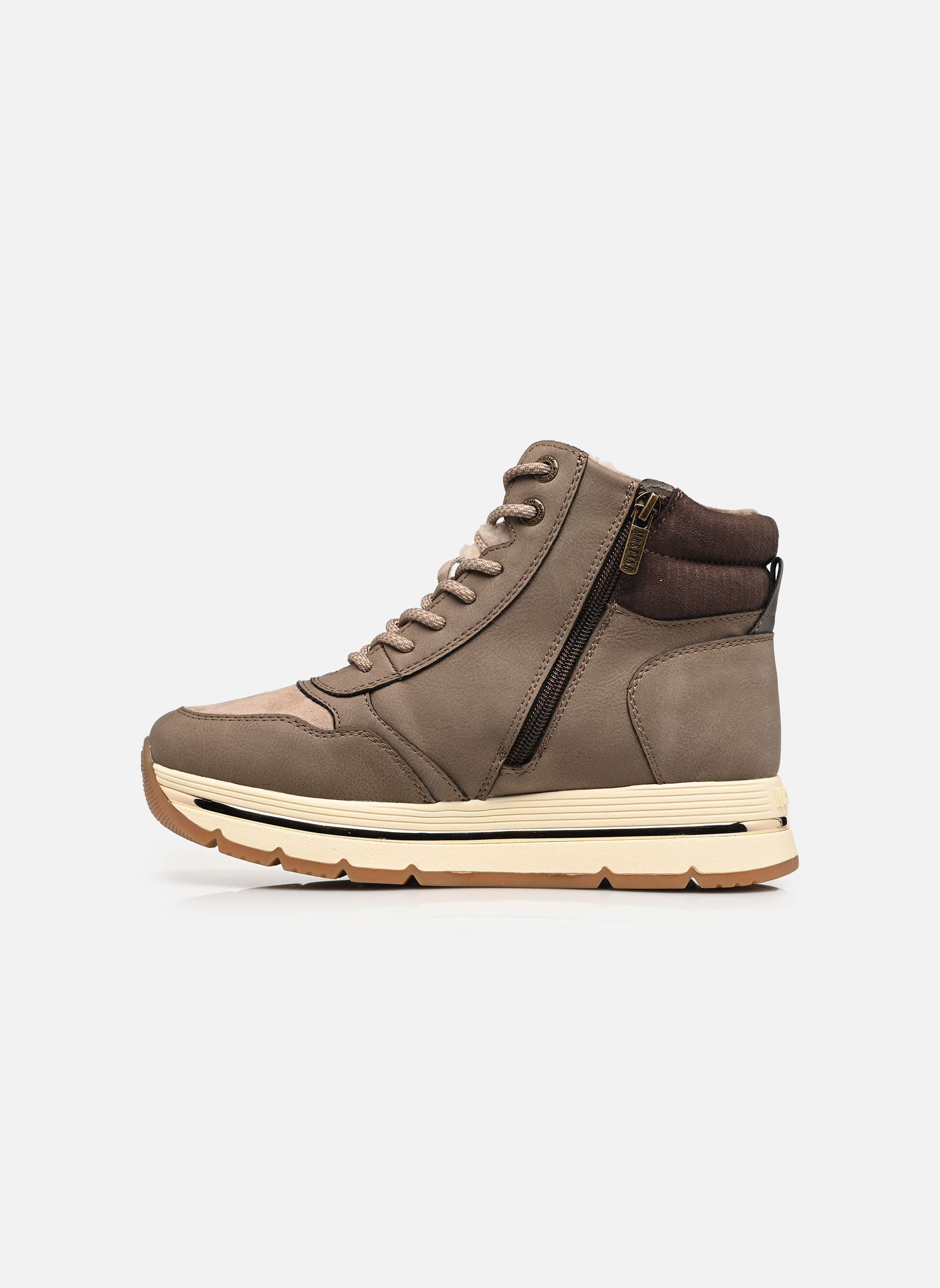 Baskets montantes 15M0332005 femme marron Mustang shoes Baskets montantes 15M0332005 femme marron MUD