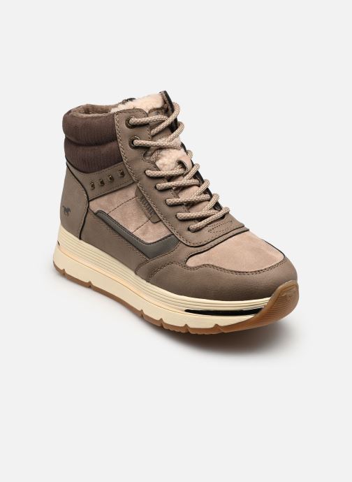 Mustang shoes Hoge sneakers 15M0332005 dames bruin