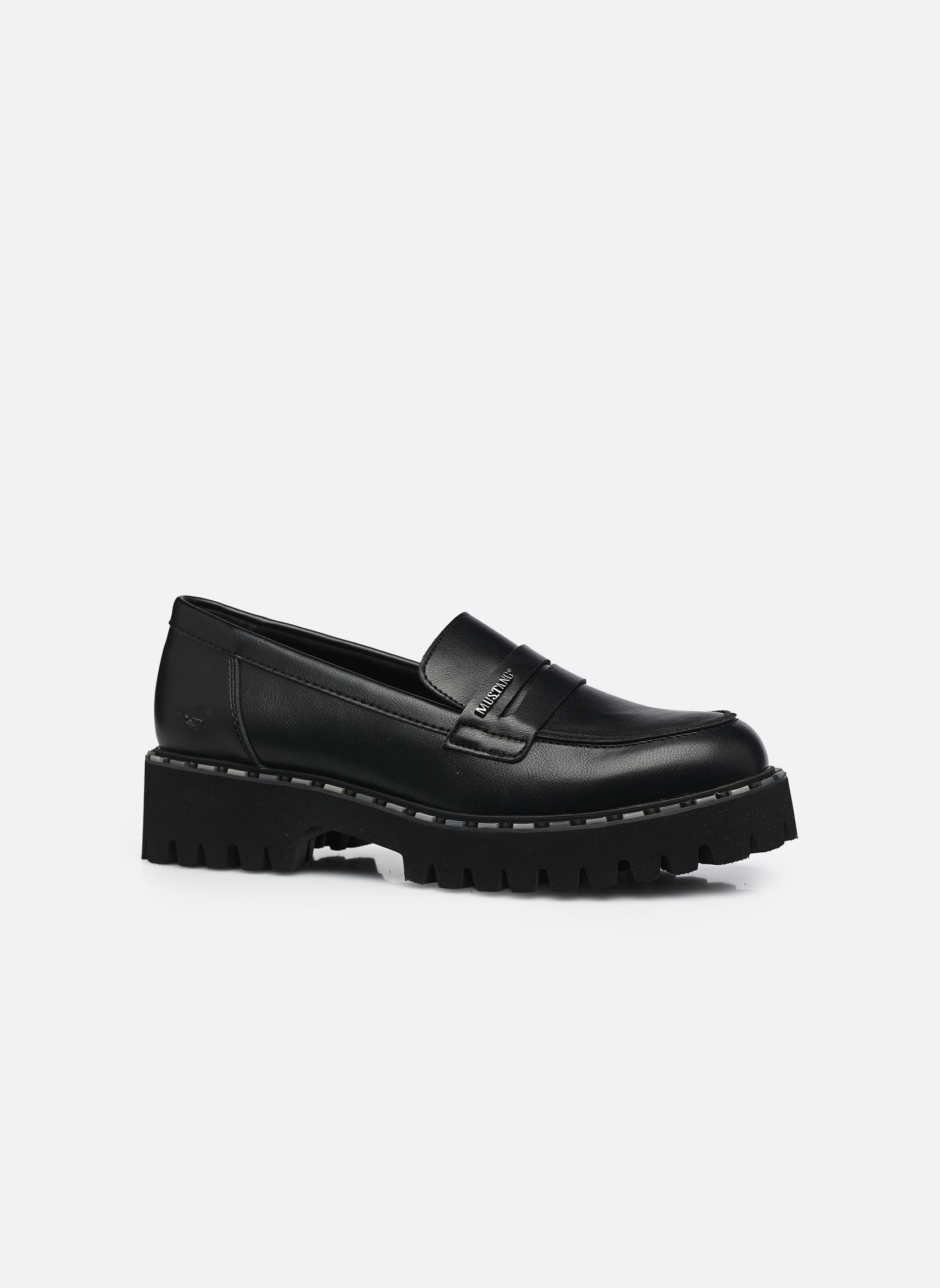 Mocassins 15M0352002 femme noir Mustang shoes Mocassins 15M0352002 femme noir Black