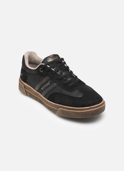 Mustang 1313-301-820 Sneakers Basse Donna – Tessuto Con Inserti Uncinetto, Colore Naturale, Lacci, Suola Piatta