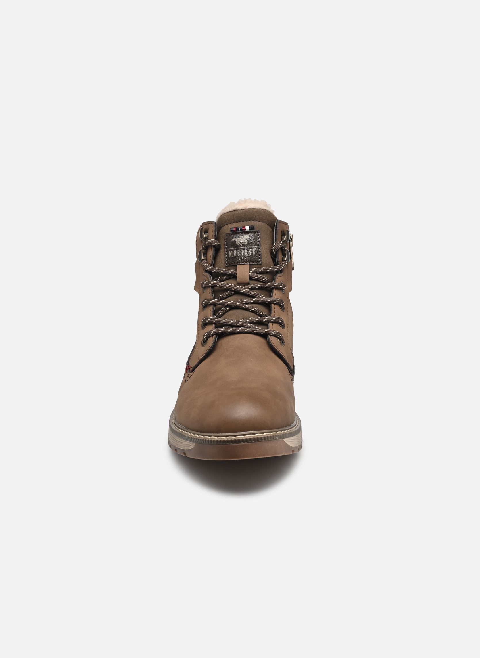 Bottines à lacets 15M0011001 homme marron Mustang shoes Bottines à lacets 15M0011001 homme marron Mud