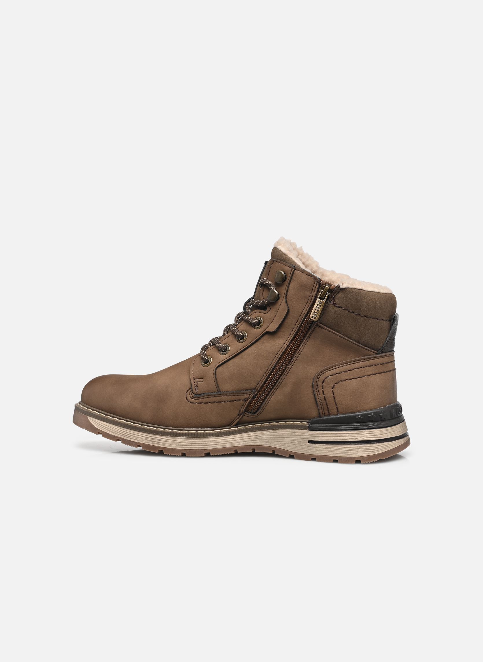 Bottines à lacets 15M0011001 homme marron Mustang shoes Bottines à lacets 15M0011001 homme marron Mud