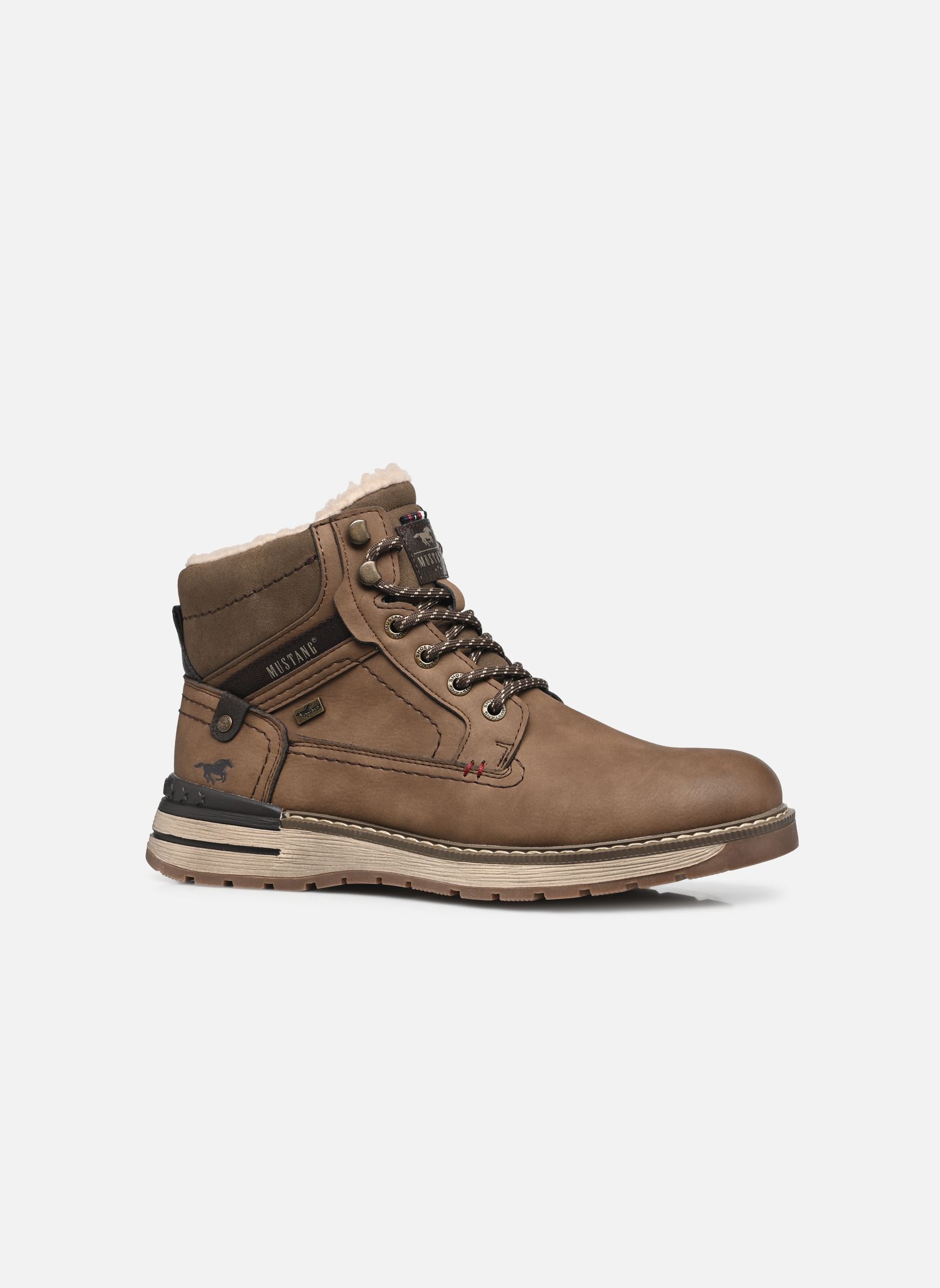 Bottines à lacets 15M0011001 homme marron Mustang shoes Bottines à lacets 15M0011001 homme marron Mud