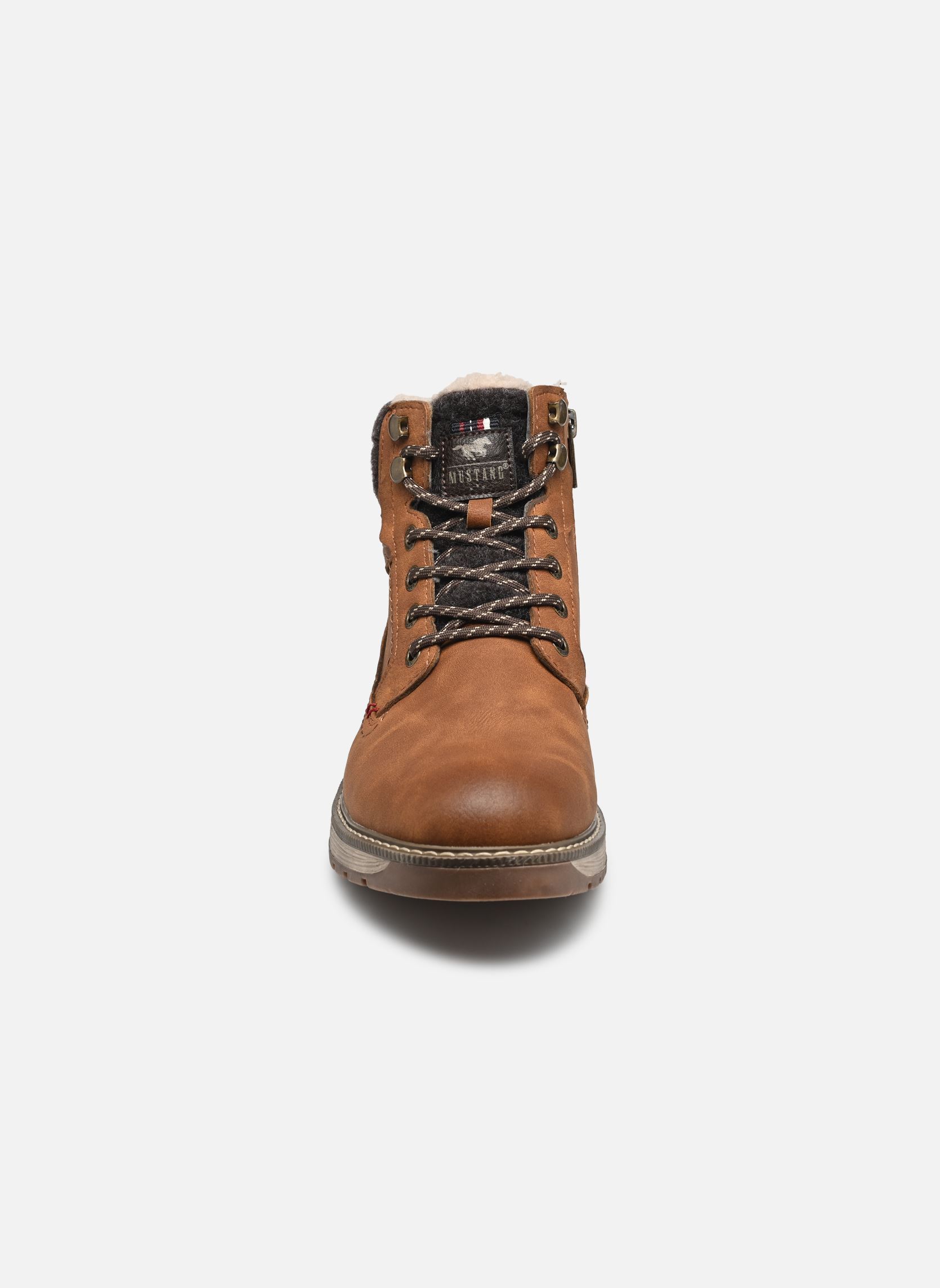 Bottines à lacets 15M0011001 homme marron Mustang shoes Bottines à lacets 15M0011001 homme marron Cognac
