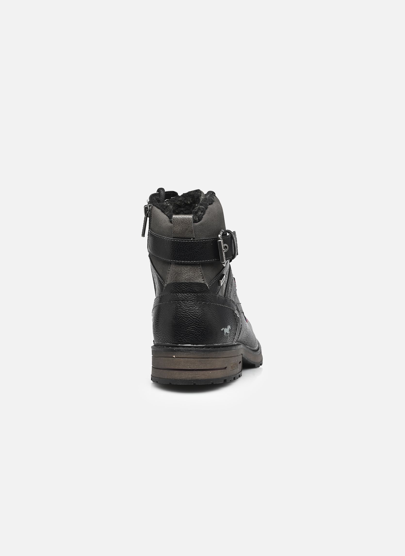 Veterlaarsjes 15M0021001 heren zwart Mustang shoes Veterlaarsjes 15M0021001 heren zwart Black